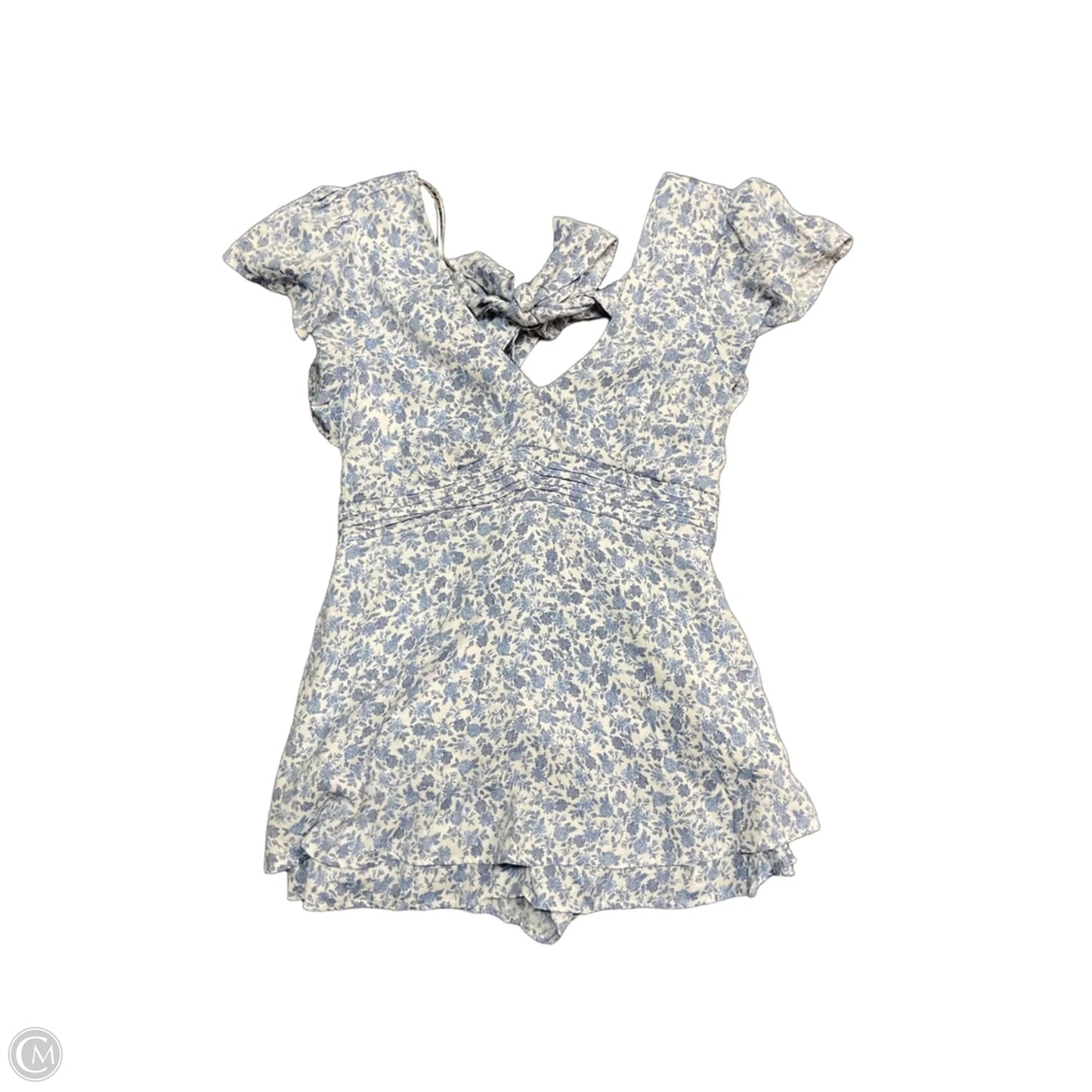 Romper By Blue Rain In Floral Print, Size: L