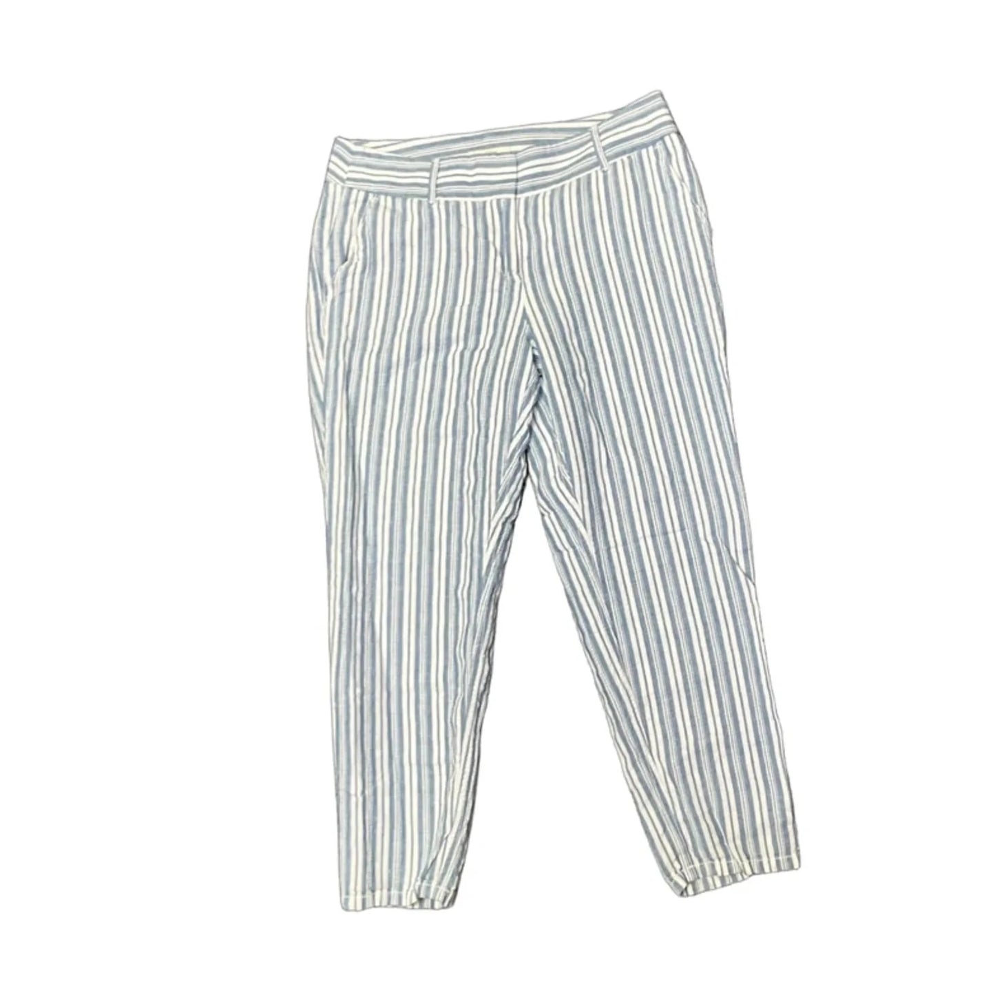 Pants Linen By Loft In Blue, Size: 10