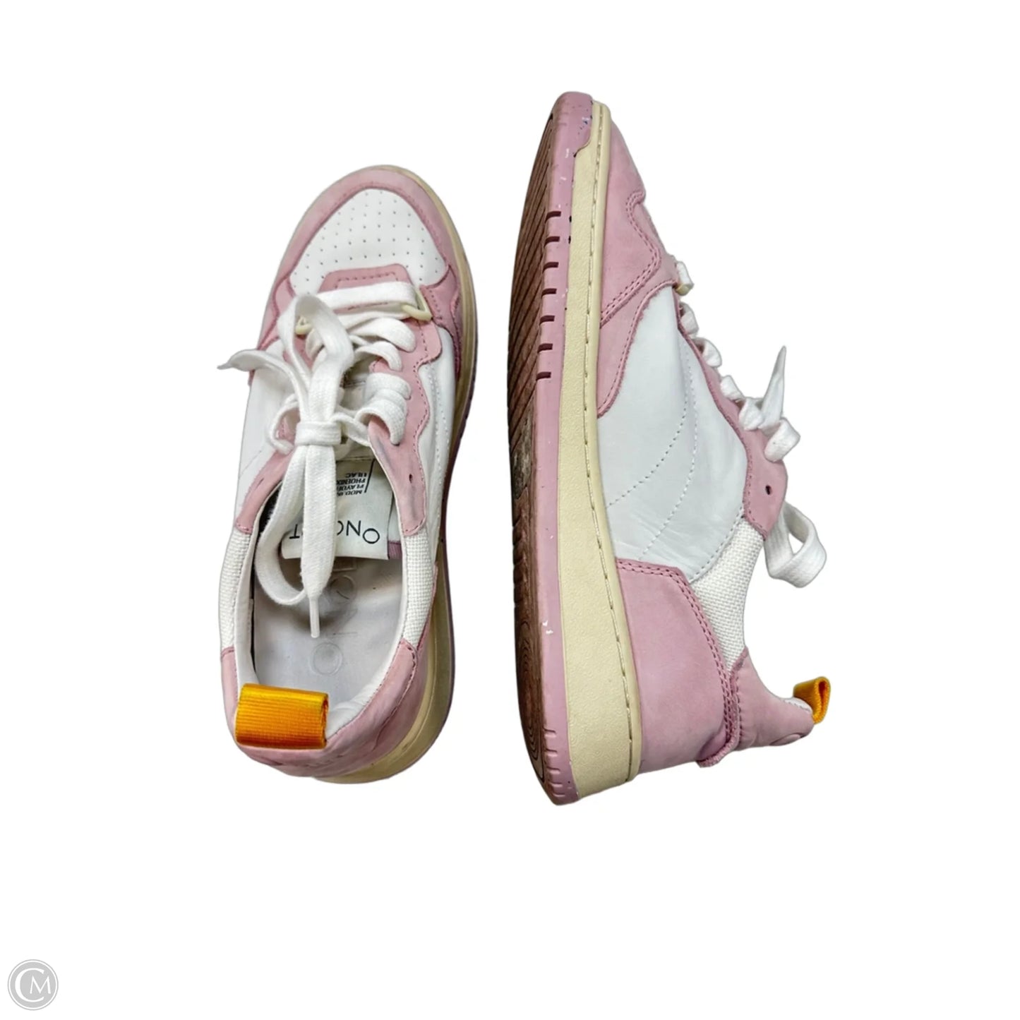 Shoes Sneakers By Cma In Pink & White, Size: 7.5
