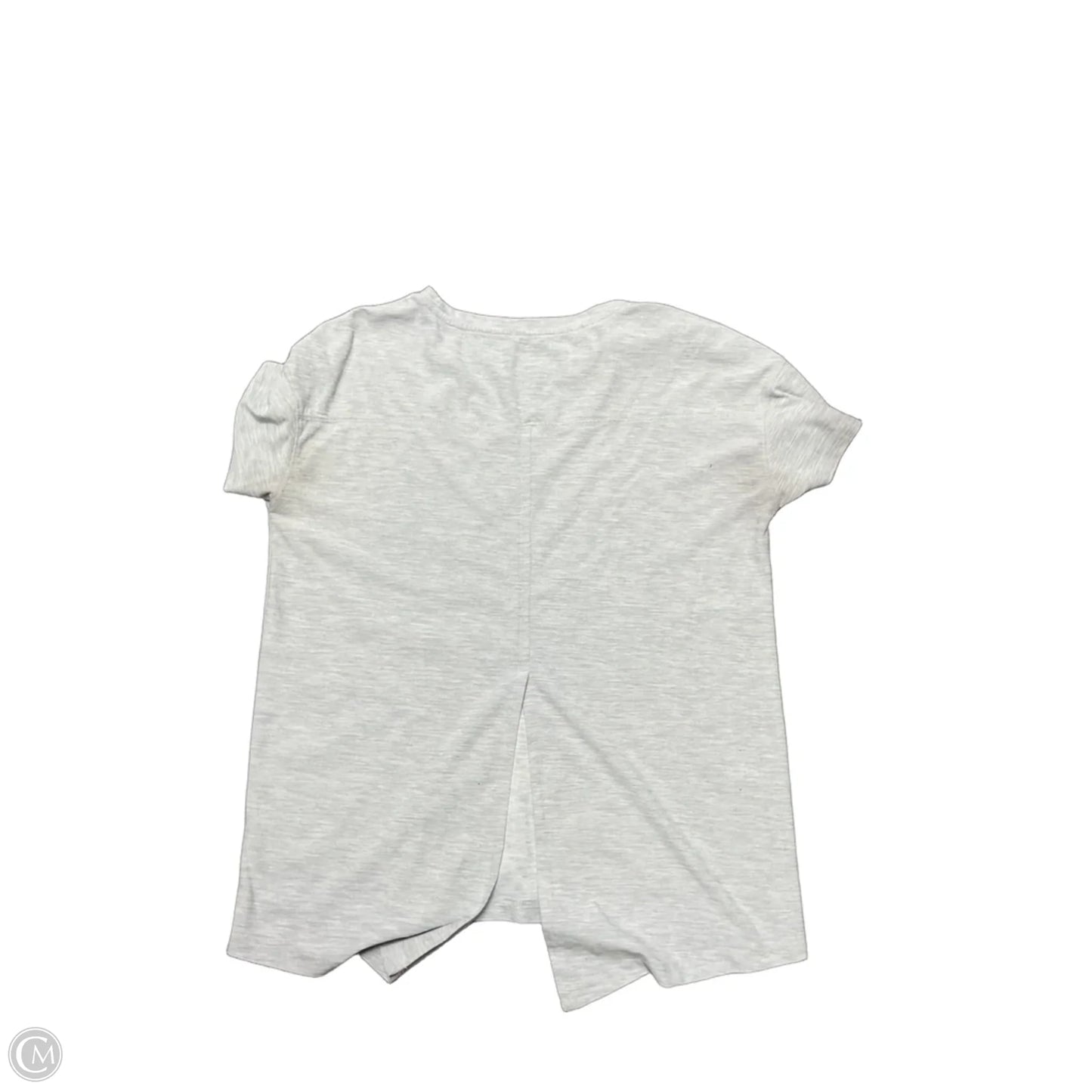 Athletic Top Short Sleeve By Old Navy In Grey, Size: S