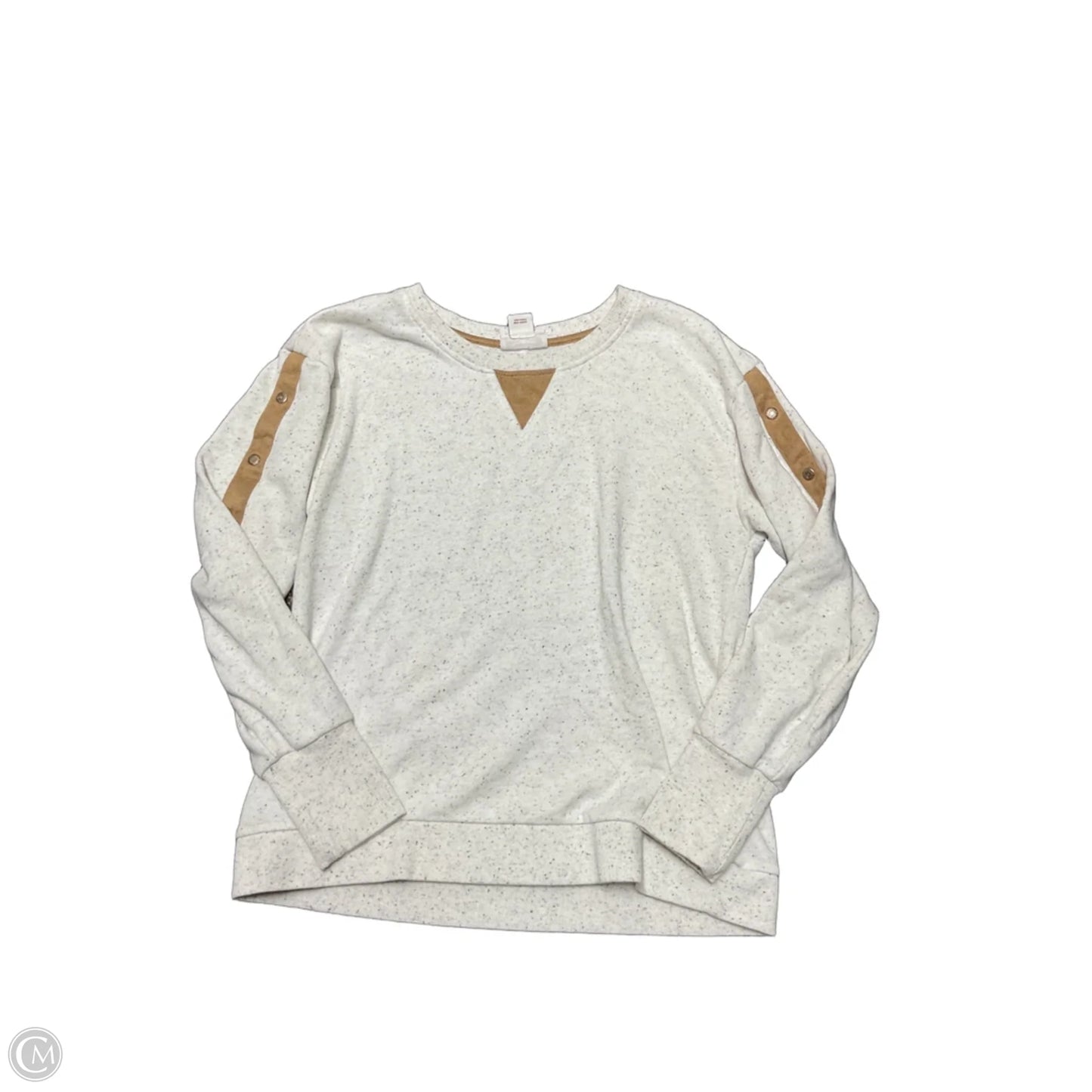 Sweatshirt Crewneck By Ariat In Brown & Grey, Size: M