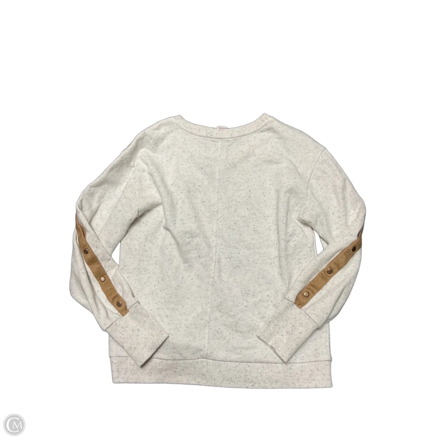 Sweatshirt Crewneck By Ariat In Brown & Grey, Size: M