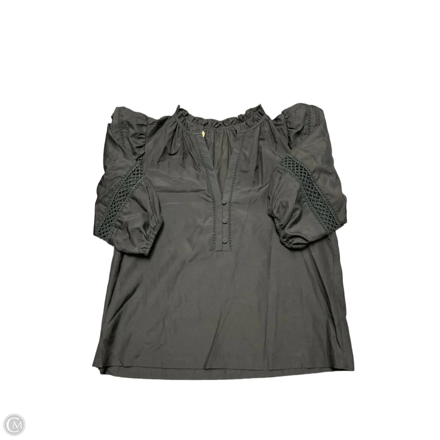 Blouse Short Sleeve By Marie Oliver In Black, Size: S