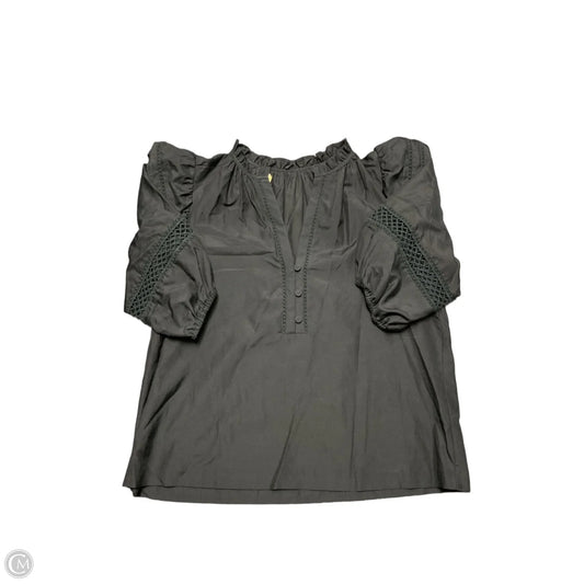Blouse Short Sleeve By Marie Oliver In Black, Size: S