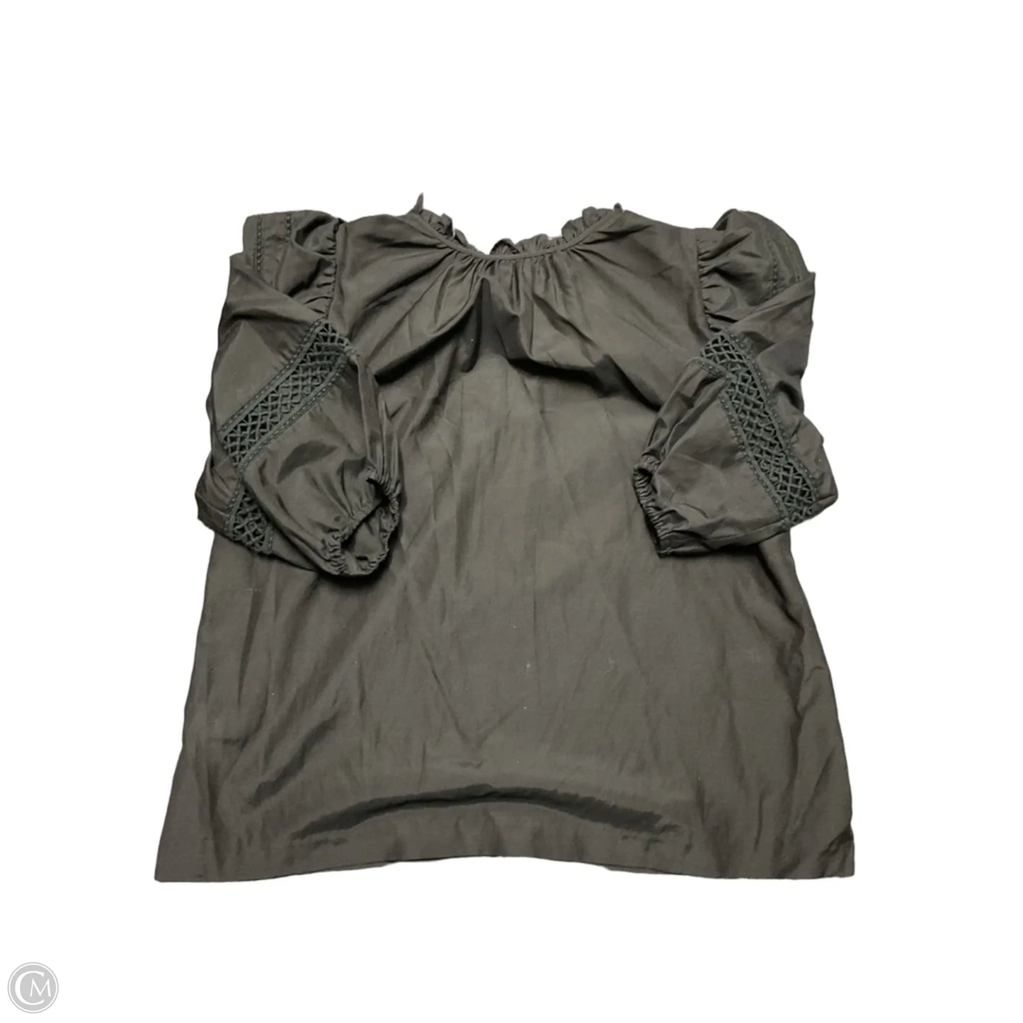 Blouse Short Sleeve By Marie Oliver In Black, Size: S