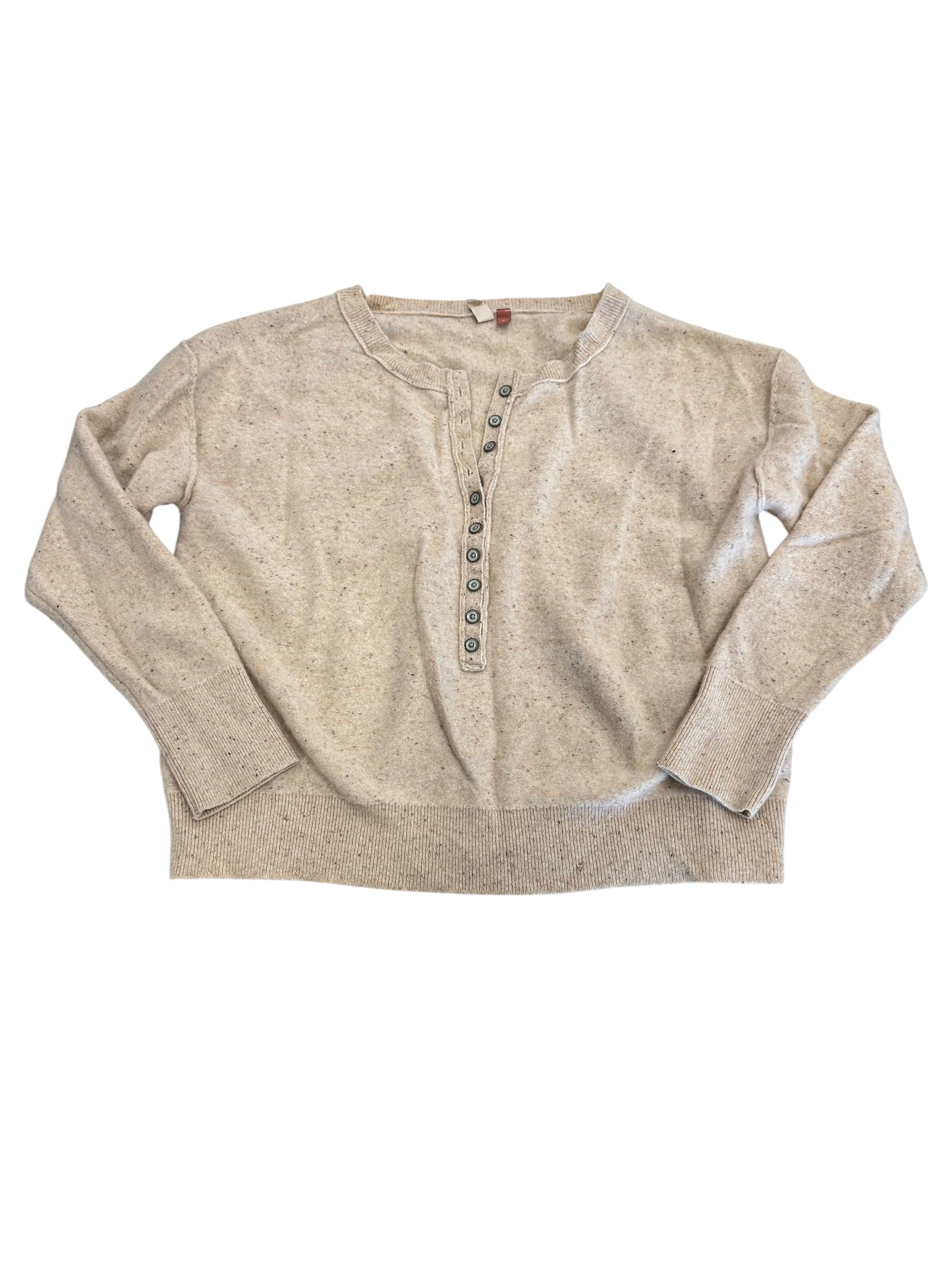 Sweater Cashmere By Pilcro In Beige, Size:M