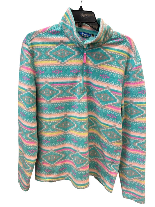 Jacket Faux Fur & Sherpa By Clothes Mentor In Multi, Size:M