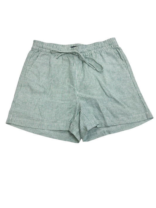 Shorts By J. Crew In Green & White, Size:2