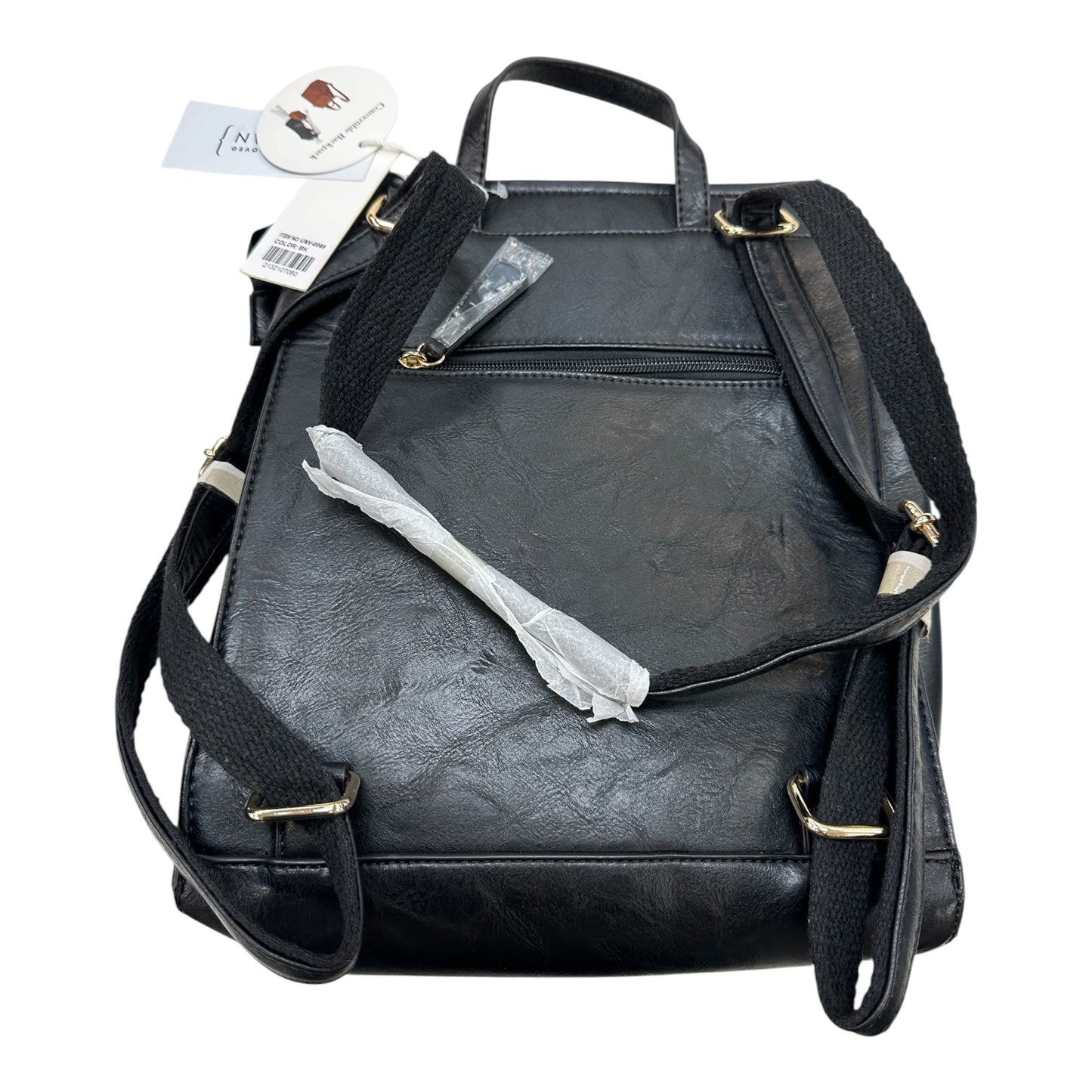 Backpack By Clothes Mentor In Black, Size:Medium