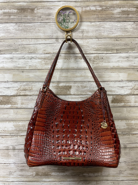 Handbag Designer By Brahmin In Brown, Size:Medium