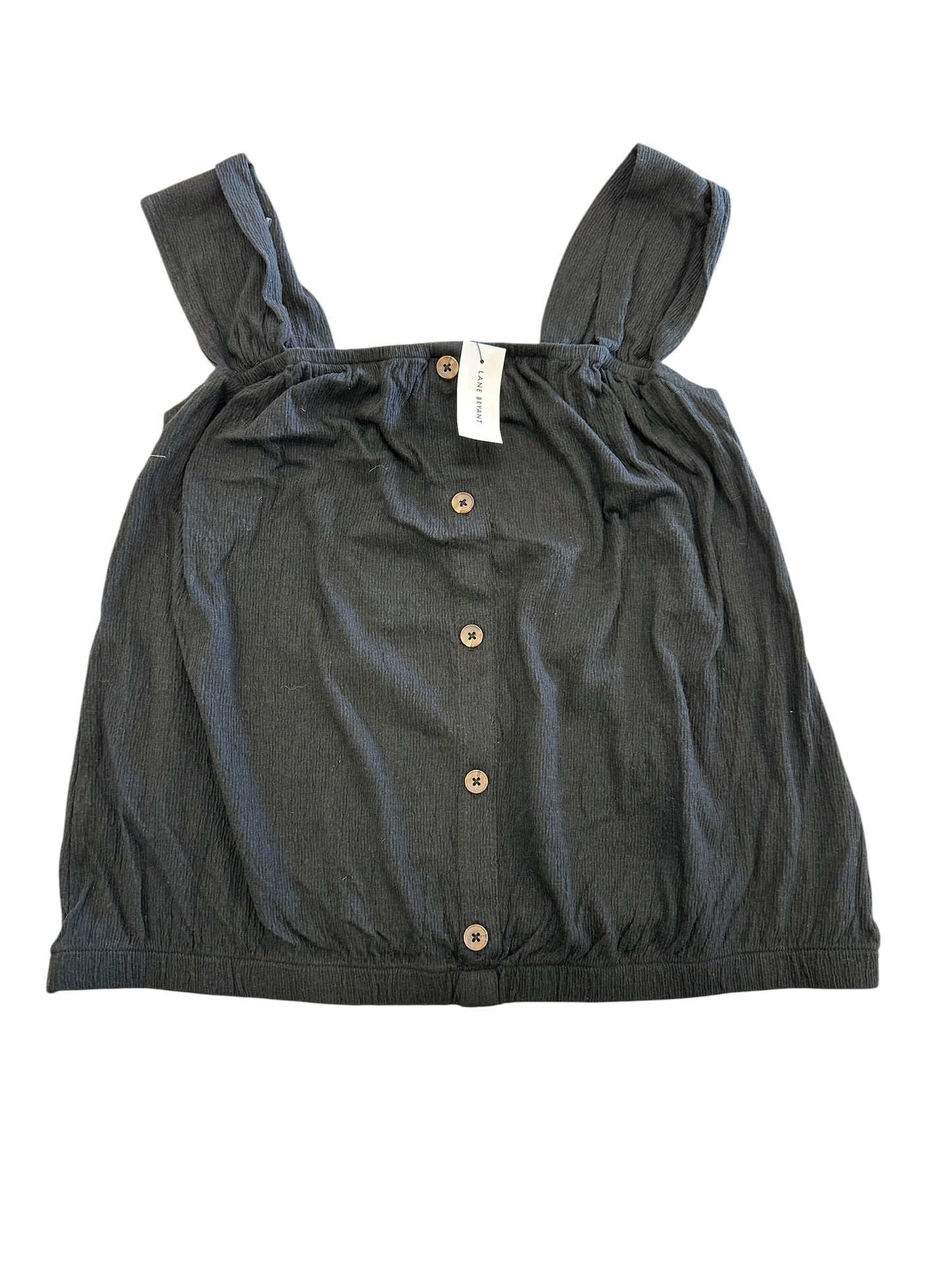 Top Sleeveless By Lane Bryant In Black, Size:Xl