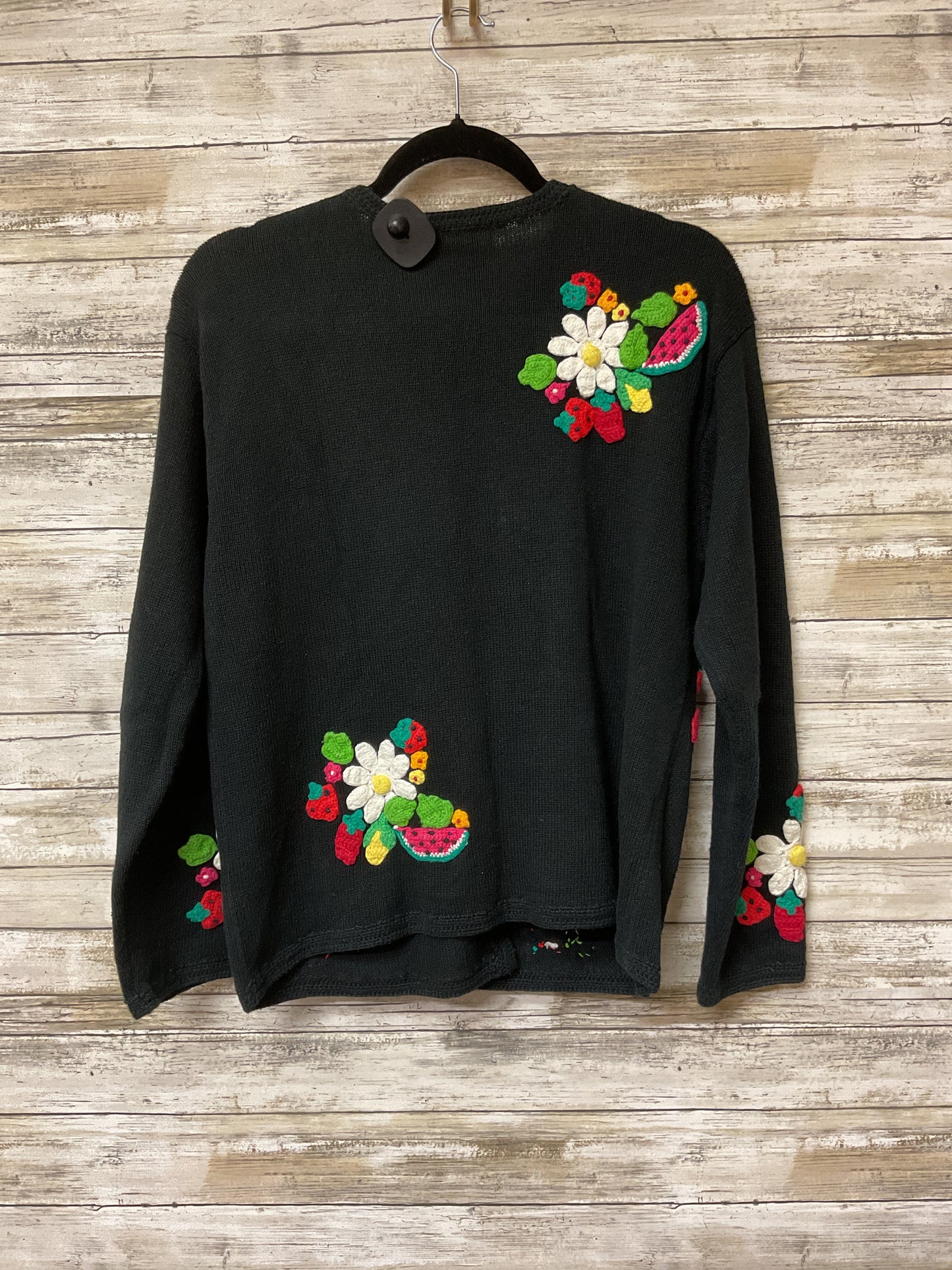 Sweater Cardigan By Talbots In Black, Size:M