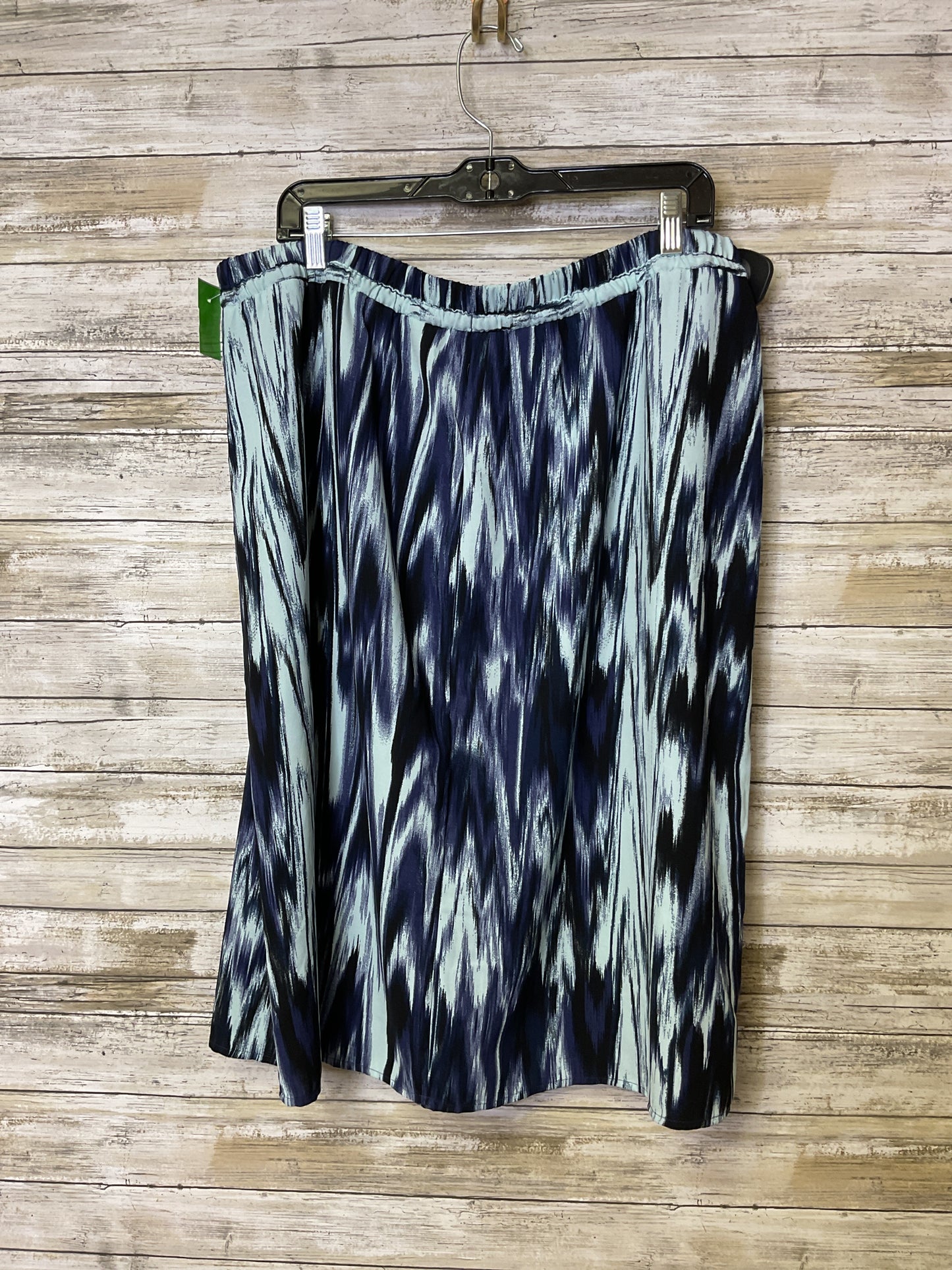 Skirt Midi By Faded Glory In Blue, Size:Xl