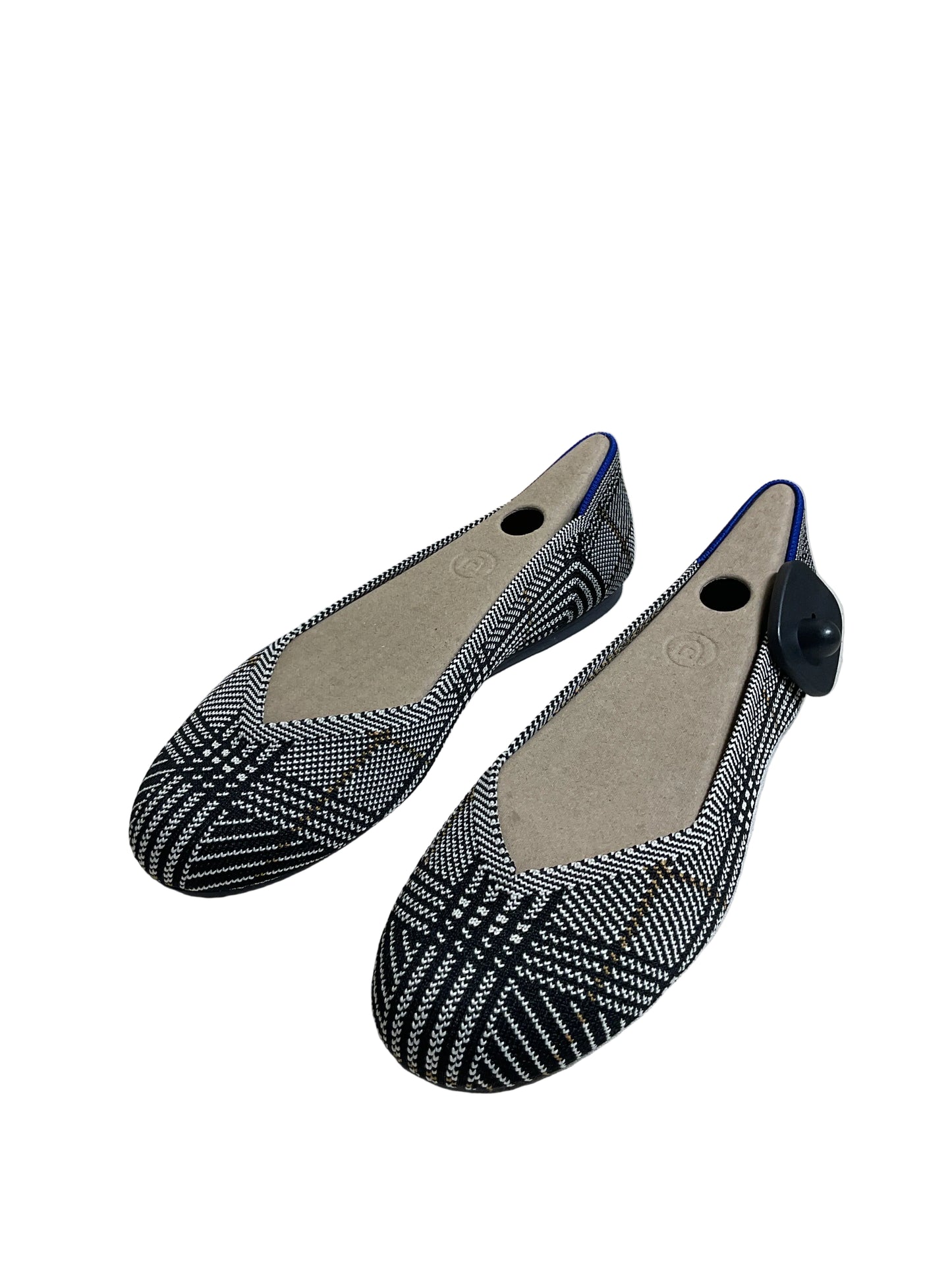 Shoes Flats By Rothys In Black & Brown, Size:9