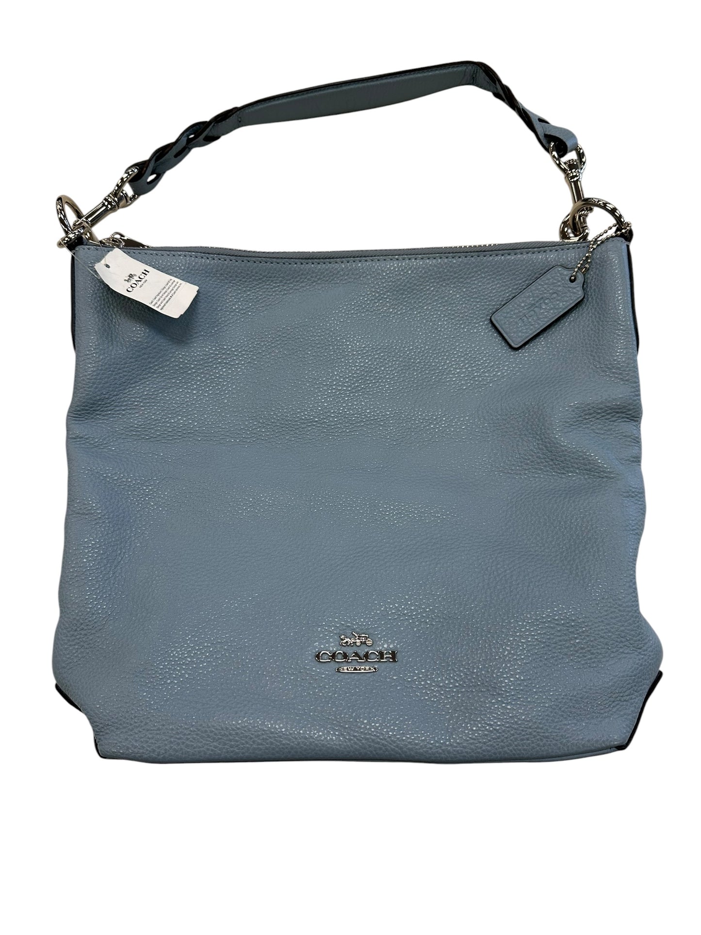 Handbag Designer By Coach In Blue, Size:Large