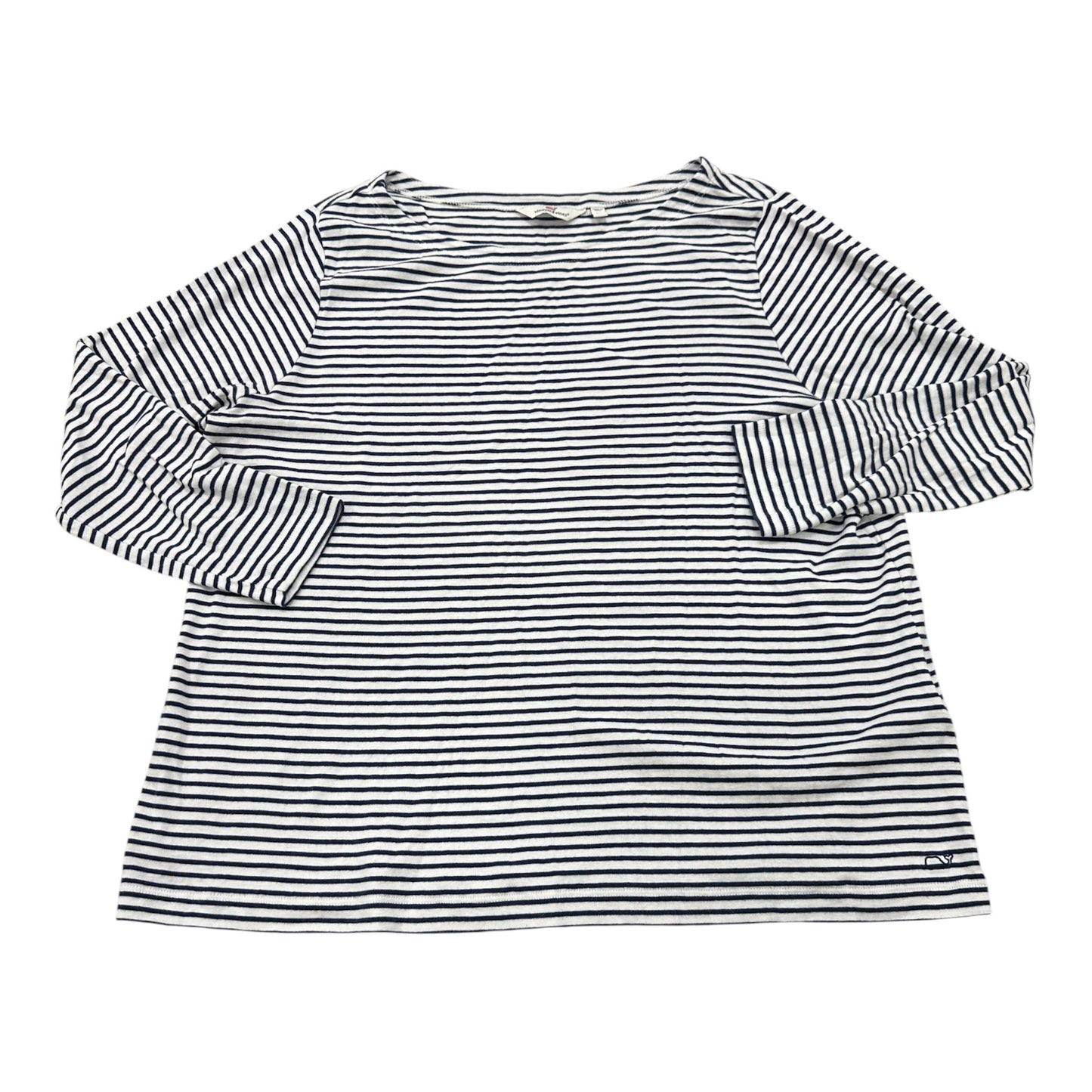 Top Ls Basic By Vineyard Vines In Striped Pattern, Size:2X