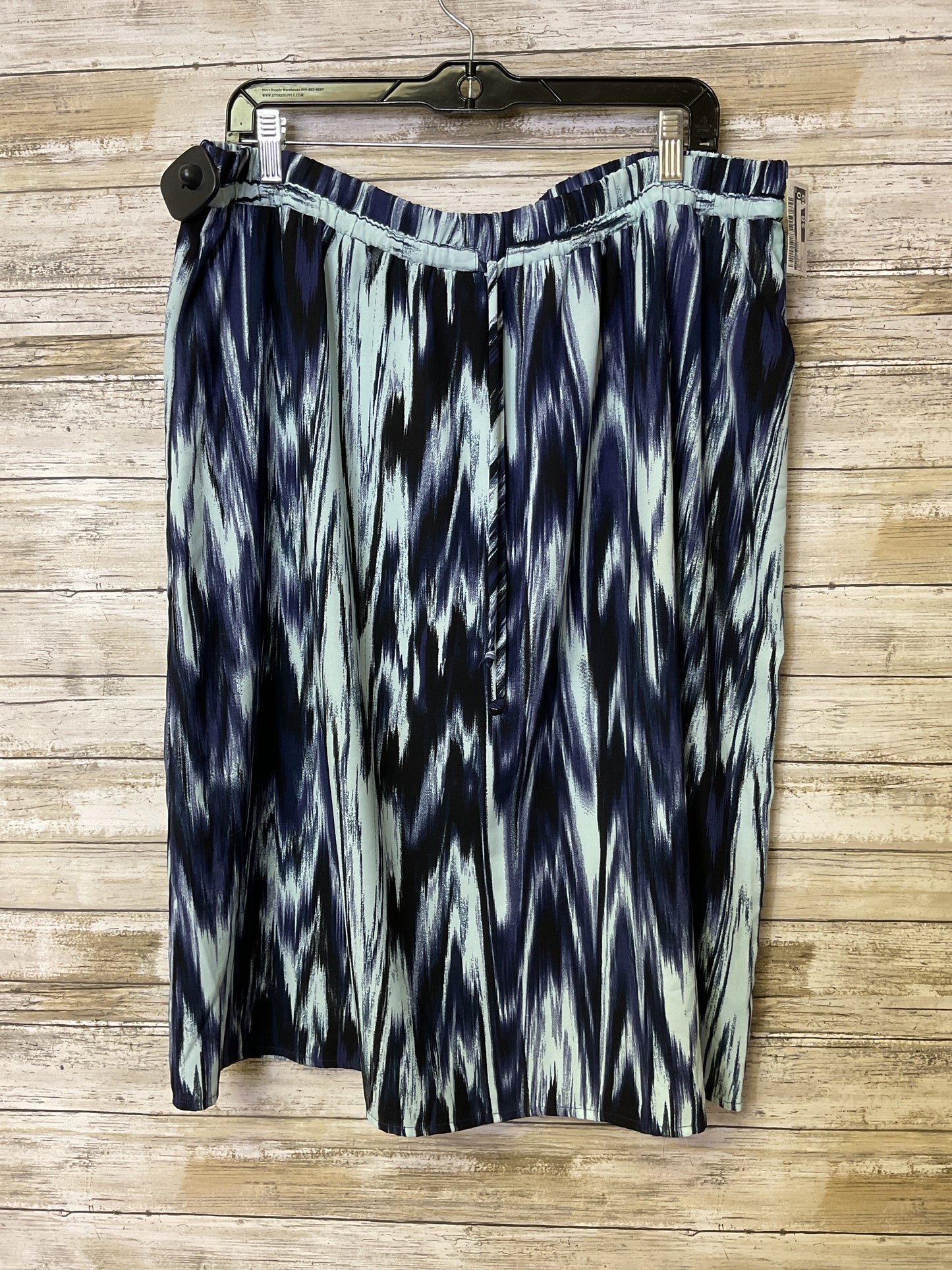 Skirt Midi By Faded Glory In Blue, Size:Xl