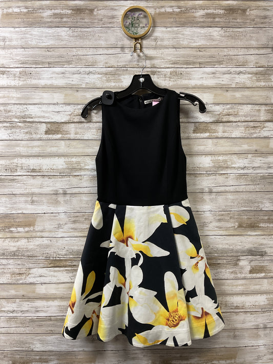 Dress Designer By Alice + Olivia In Black & Yellow, Size:2