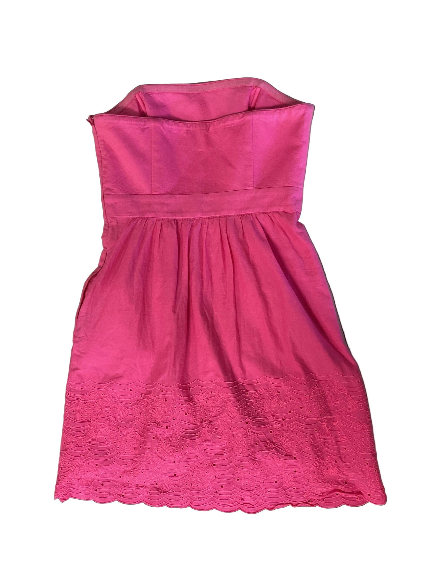 Dress Casual Short By Vineyard Vines In Pink, Size: 2