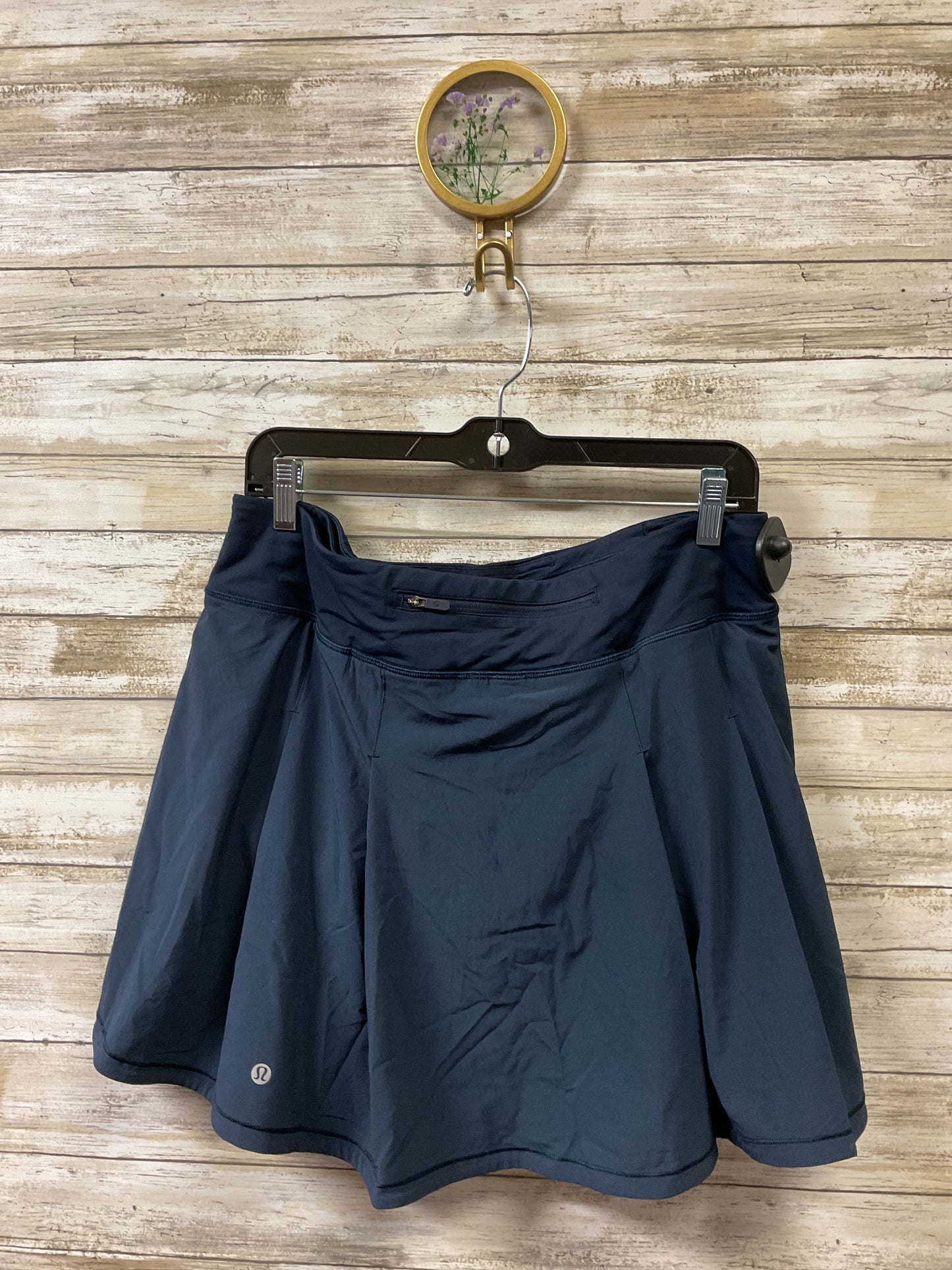 Athletic Skirt By Lululemon In Navy, Size:10