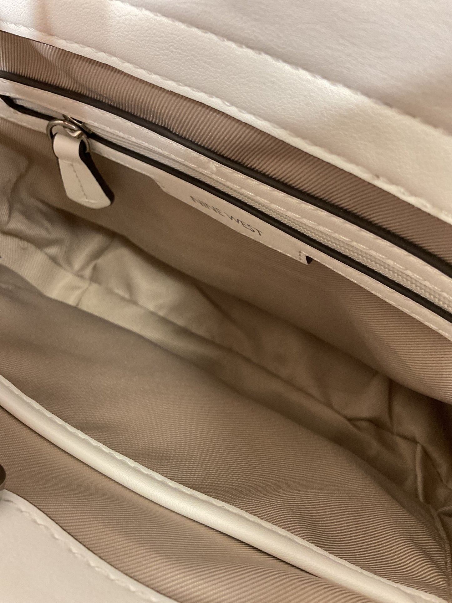 Handbag By Nine West In White, Size:Small