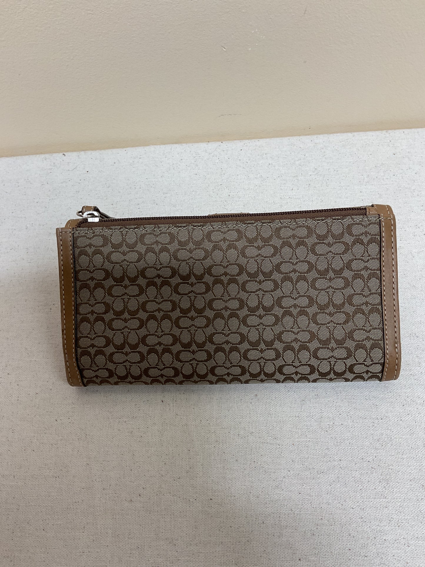 Wallet Designer By Coach In Brown, Size:Medium
