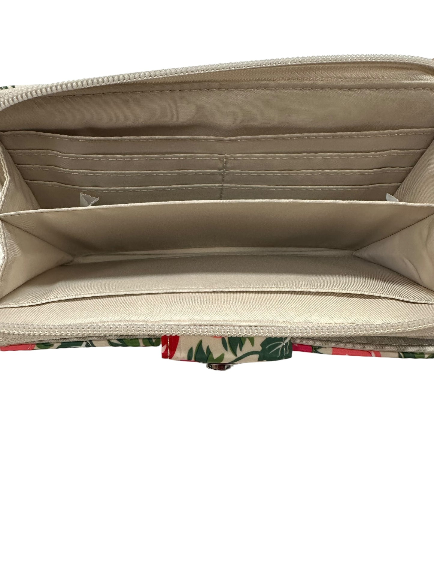 Wallet By Vera Bradley In Pink & Tan, Size:Large