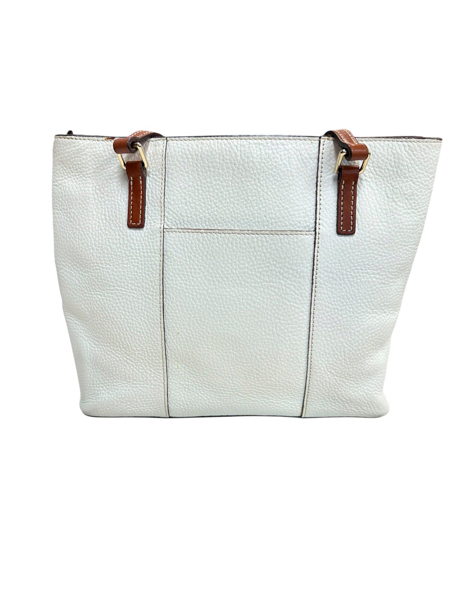 Handbag Designer By Dooney And Bourke In Cream, Size:Medium