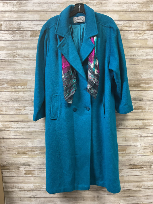 Coat Wool By Cmb In Teal, Size:L