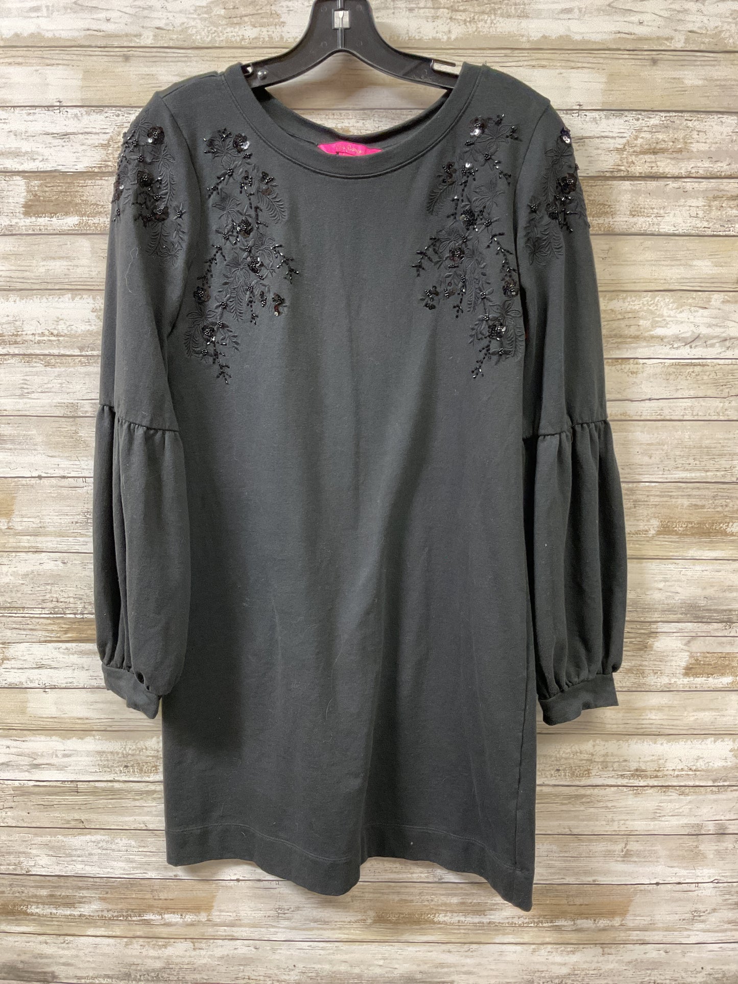 Dress Designer By Lilly Pulitzer In Black, Size:M