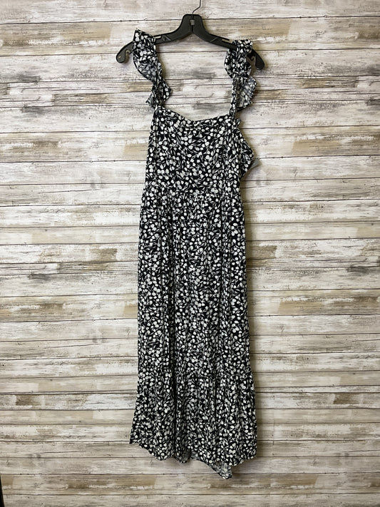 Dress Casual Midi By Target-Designer In Black & White, Size:12