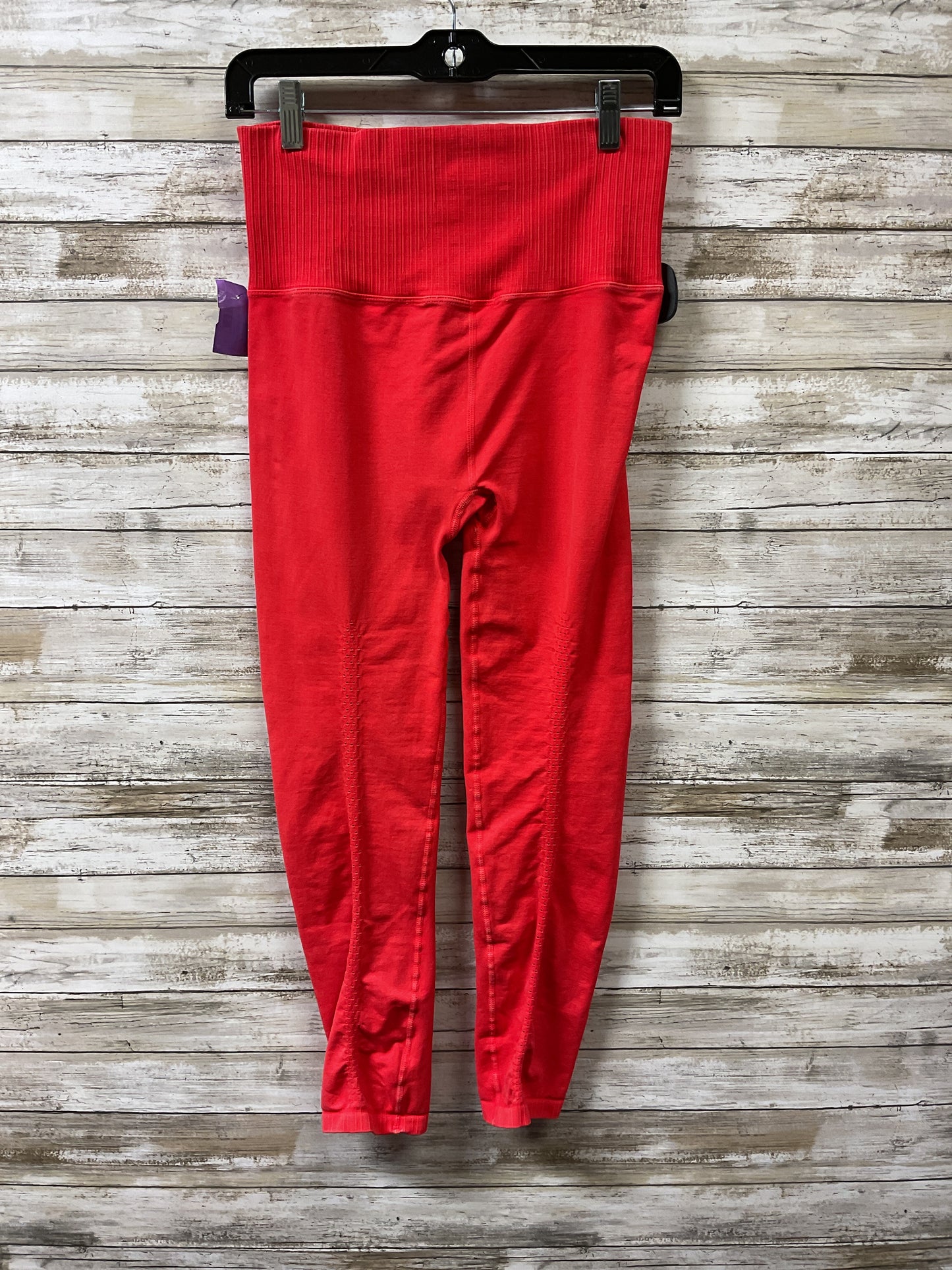 Athletic Leggings By Free People In Red, Size:M