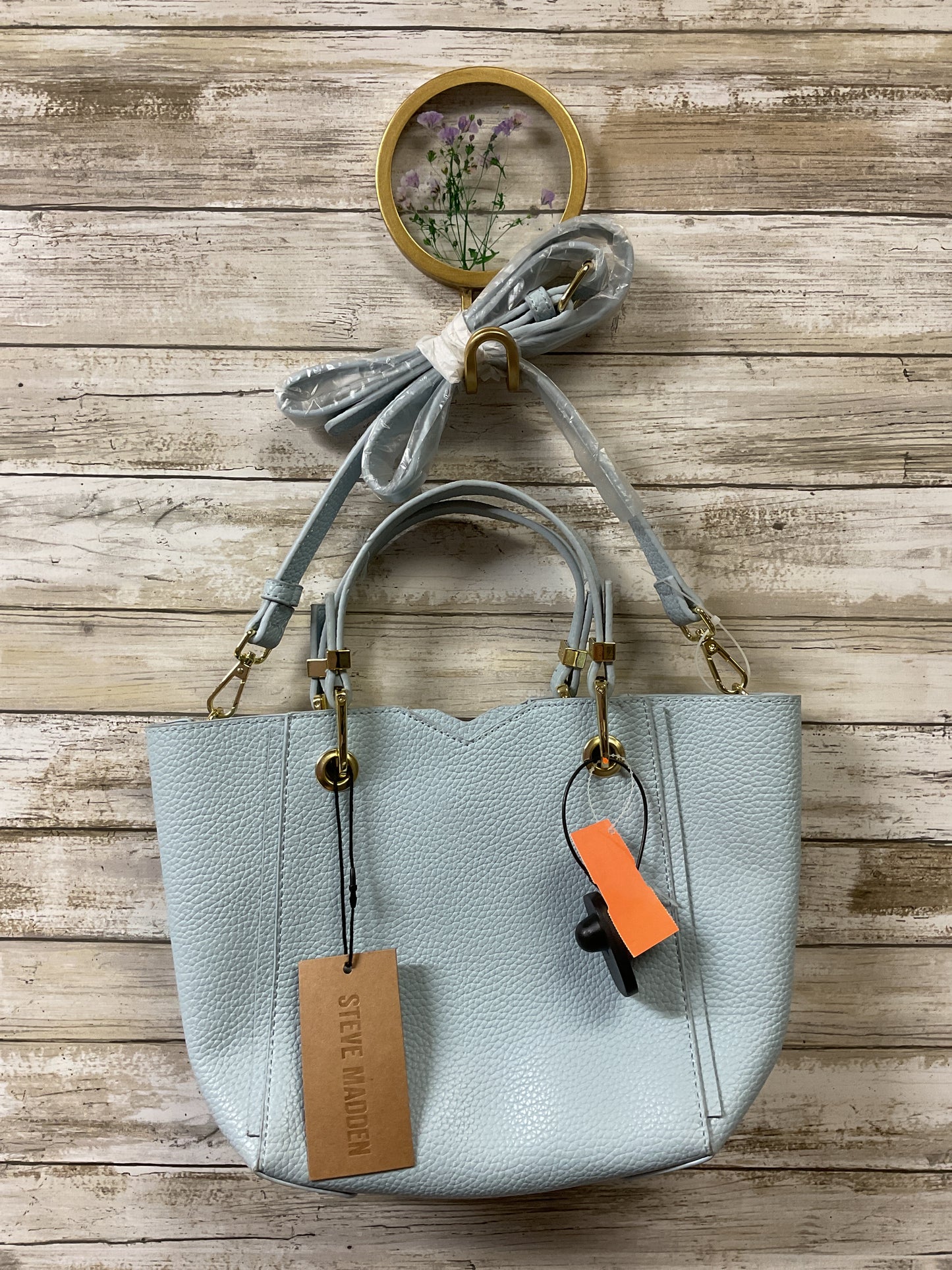 Tote By Steve Madden In Blue, Size:Medium