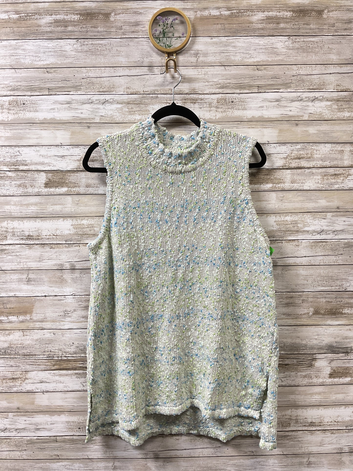 Sweater Ss By Appleseeds In Blue & Green, Size:L