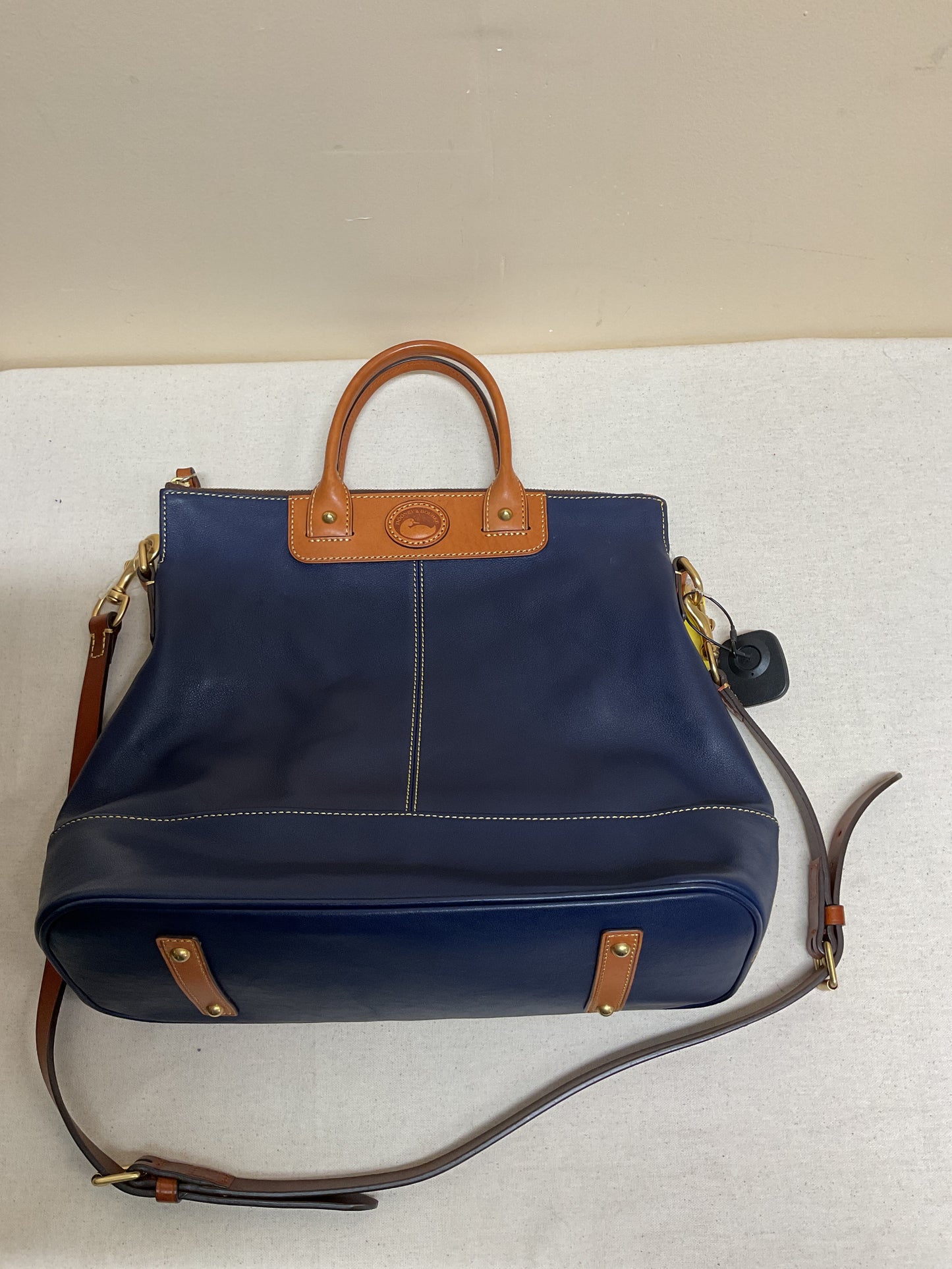 Handbag Designer By Dooney And Bourke In Navy, Size:Large
