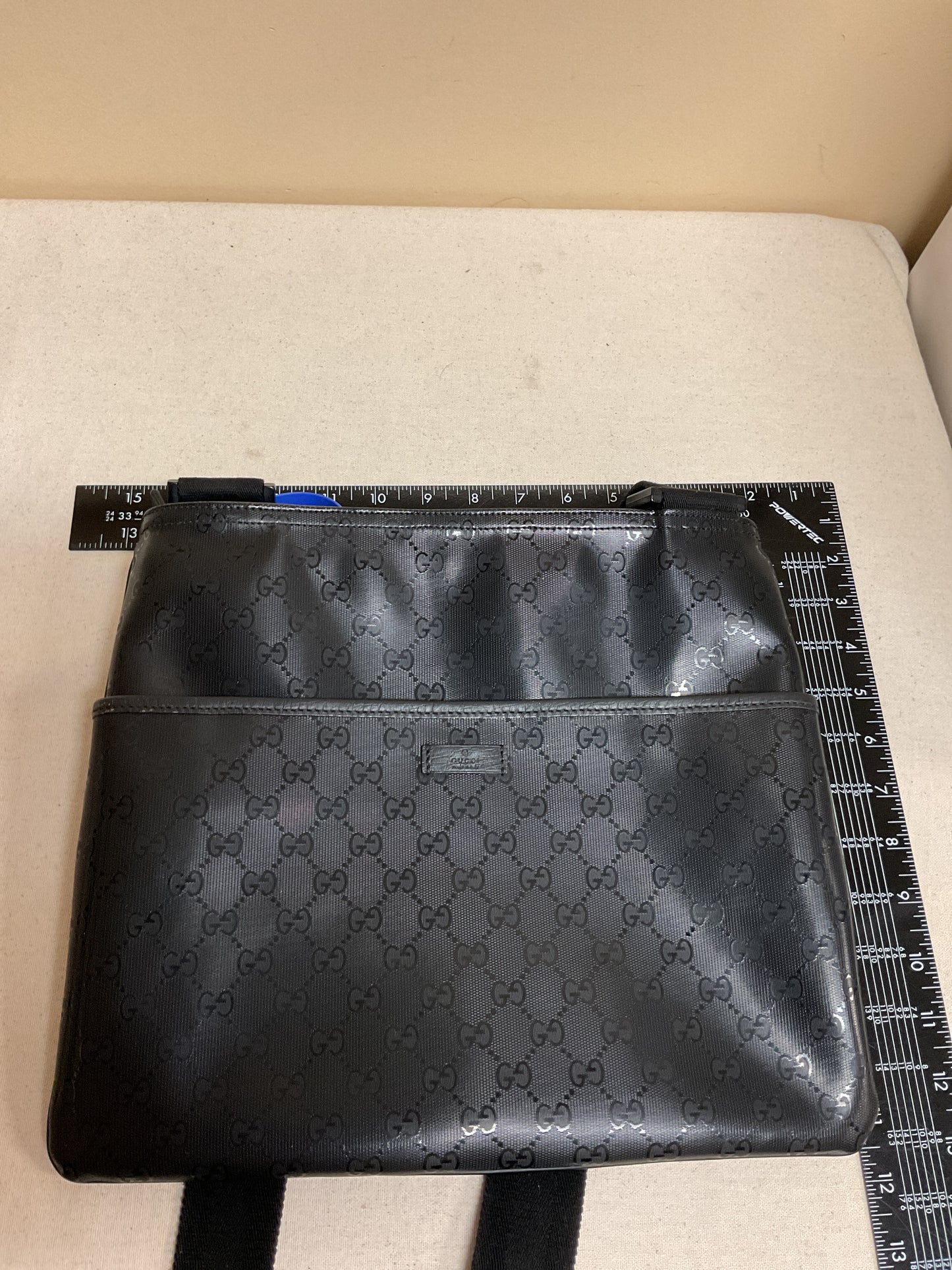 Crossbody Luxury Designer By Gucci In Black, Size:Medium