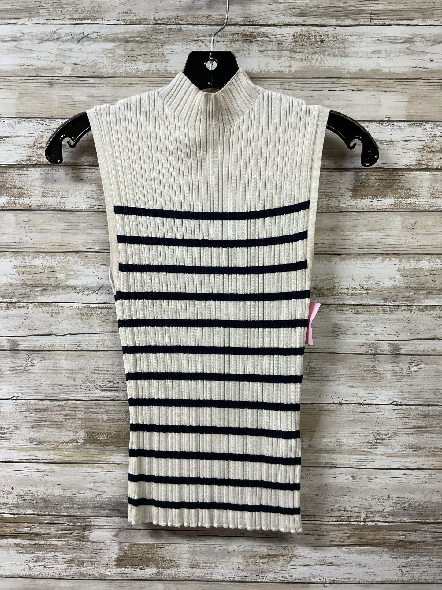 Top Sleeveless By Abercrombie And Fitch In Blue & White, Size:S