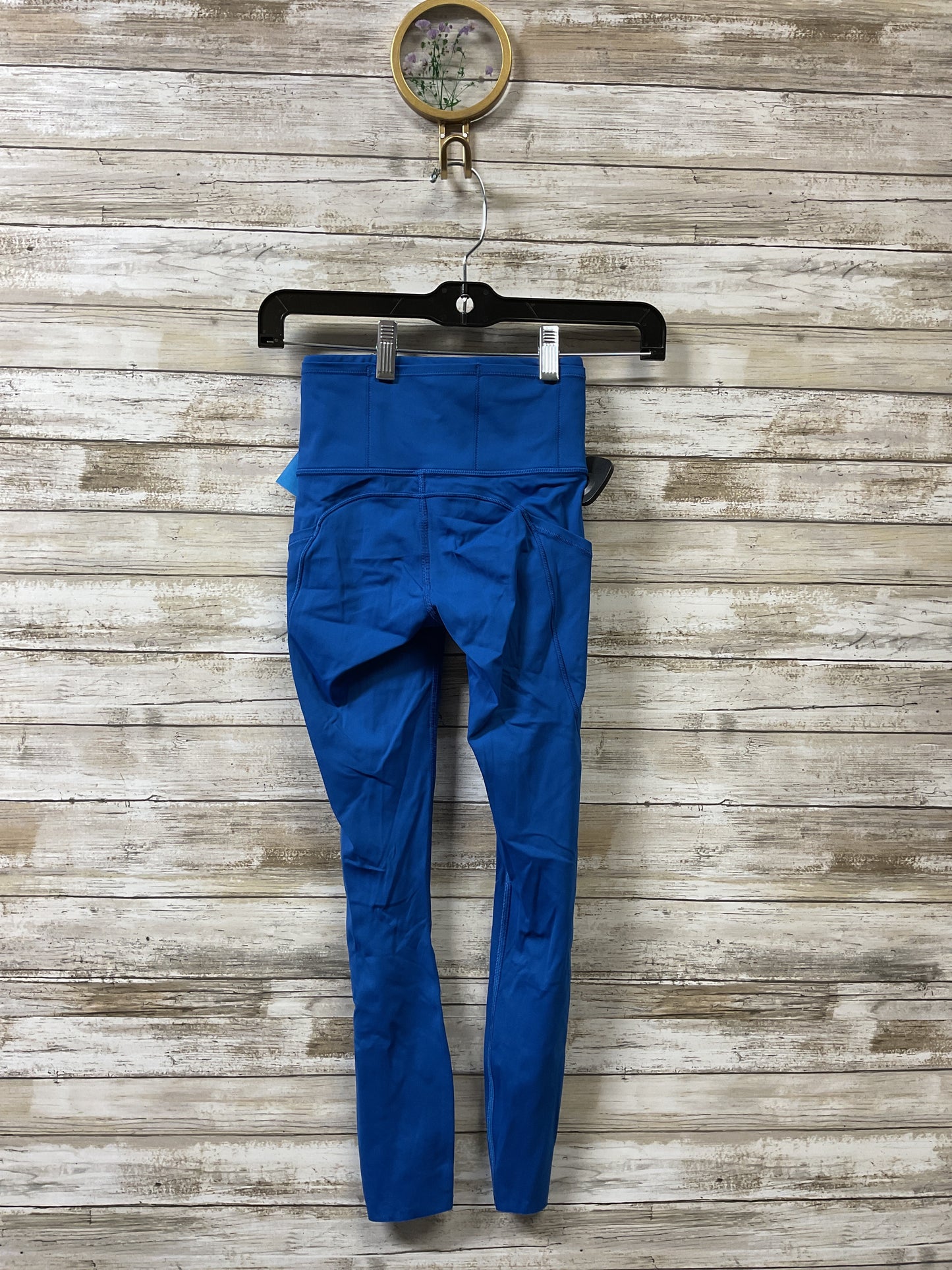 Athletic Leggings By Lululemon In Blue, Size:0