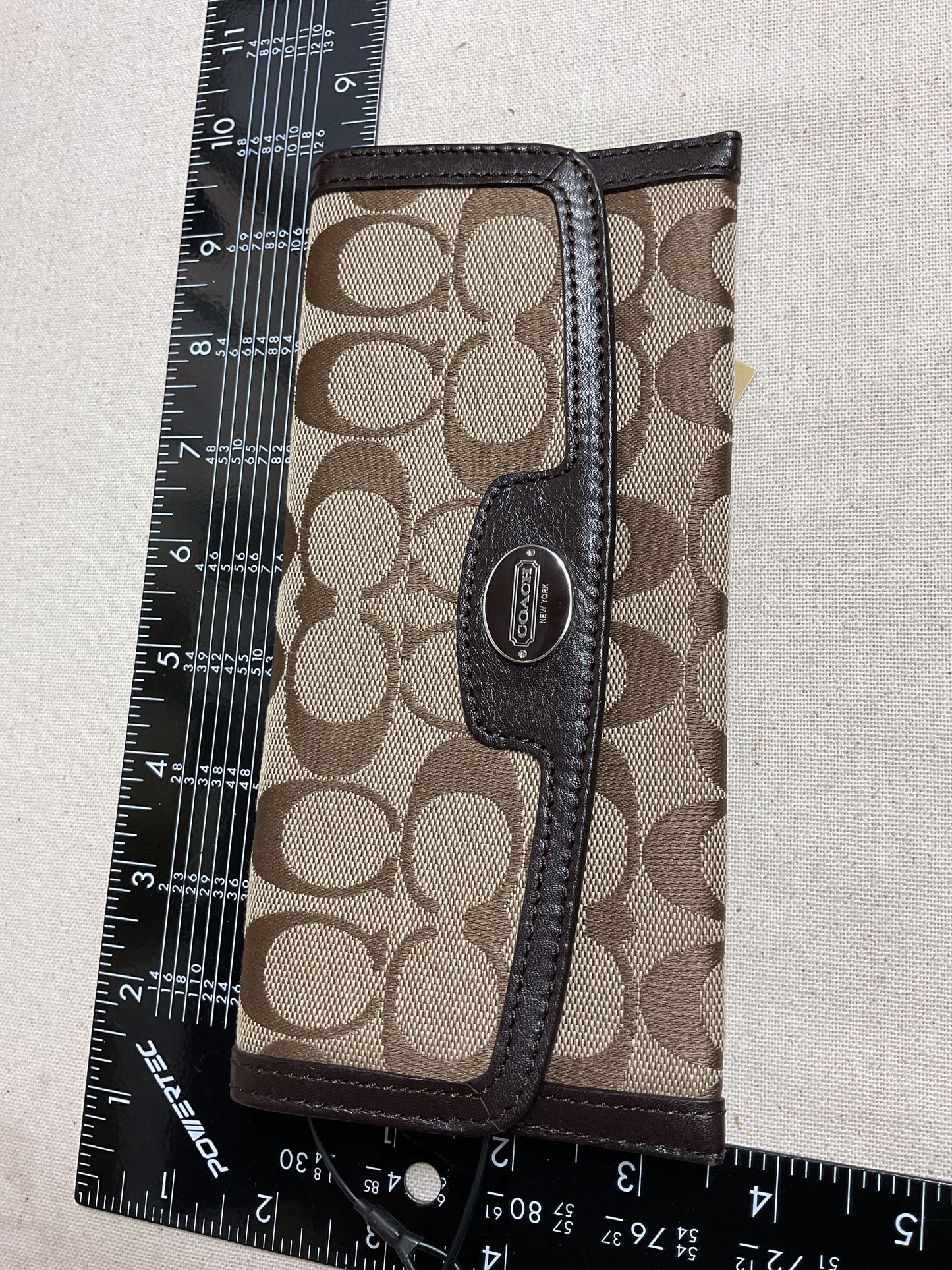 Wallet Designer By Coach In Brown, Size:Small