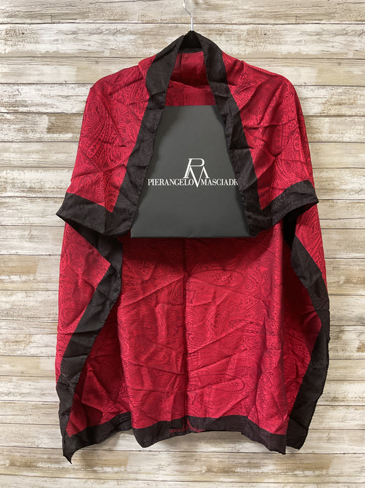 Scarf Square By Cma In Black & Red