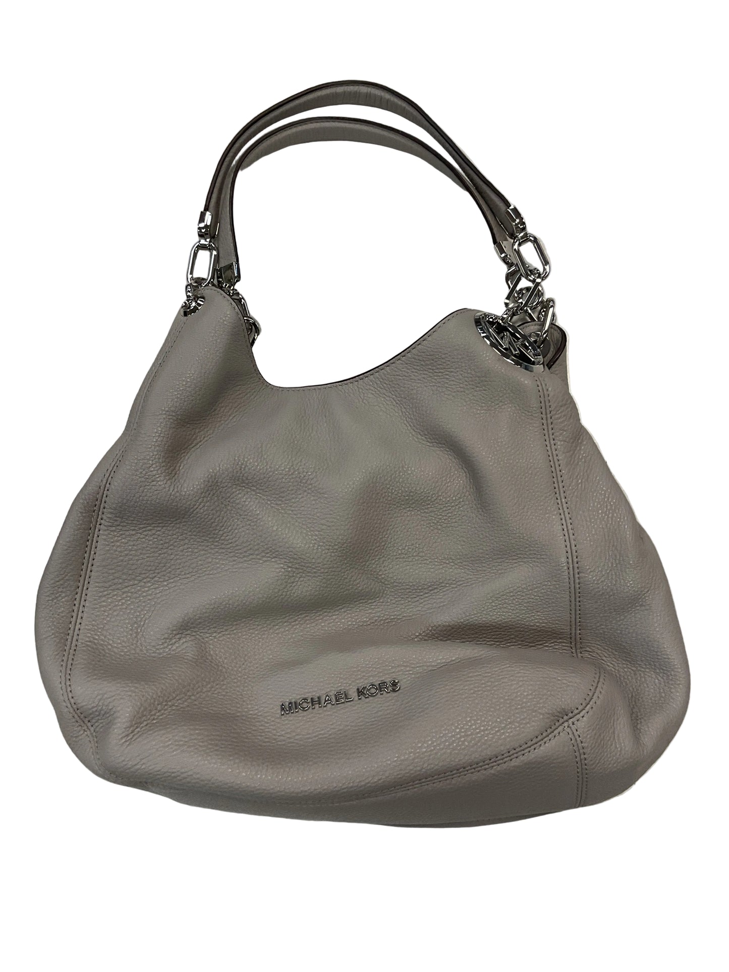 Handbag Designer By Michael Kors In Grey, Size:Medium