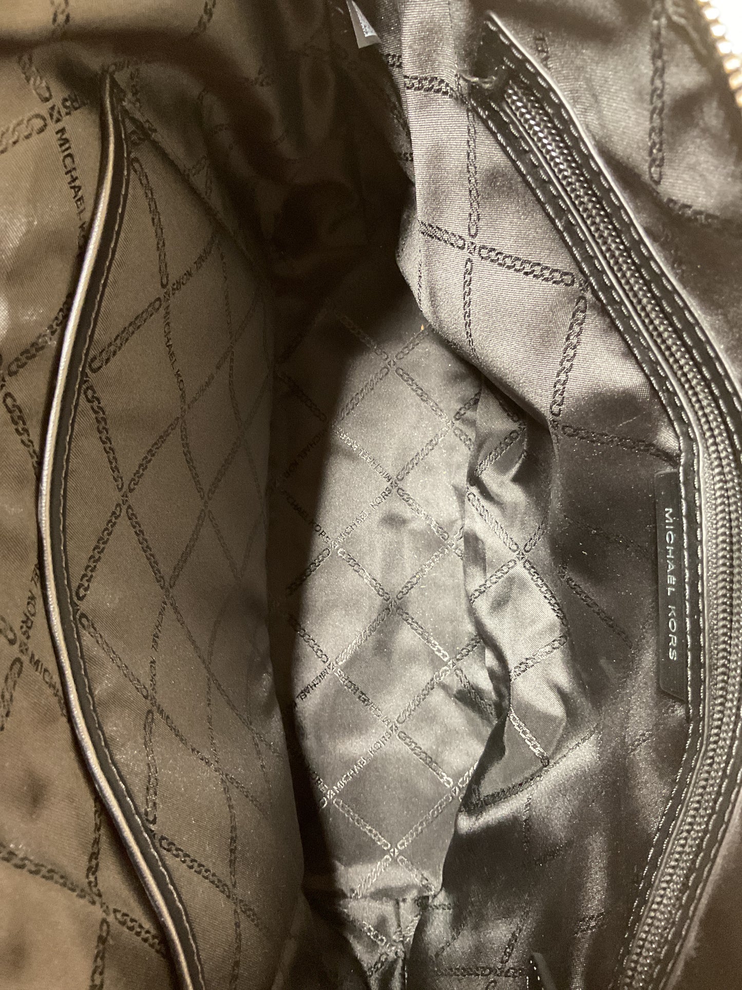 Handbag Designer By Michael Kors In Grey, Size:Large