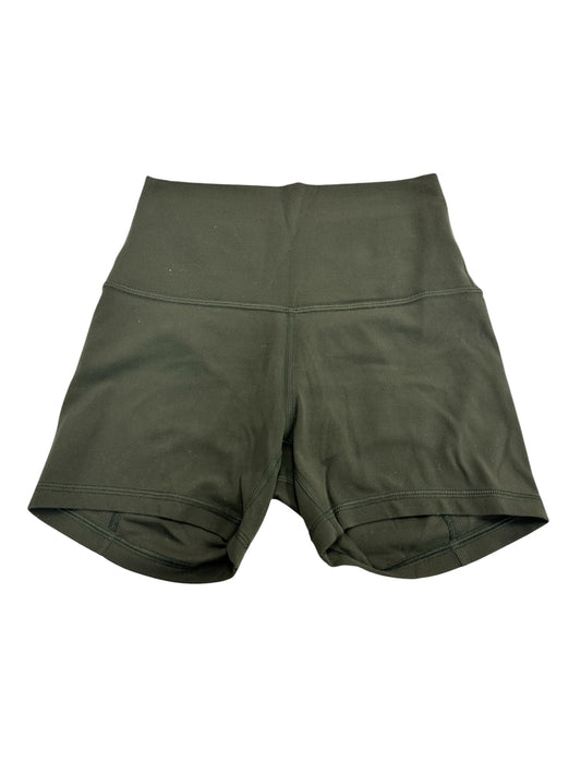 Athletic Shorts By Lululemon In Green, Size:4