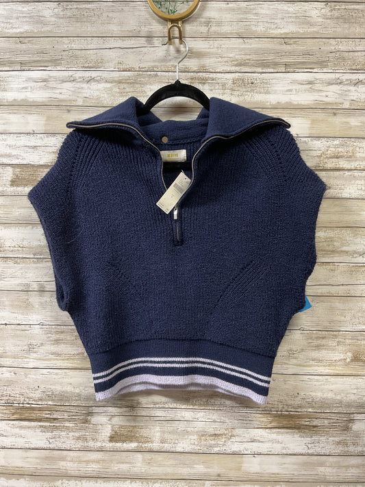 Vest Sweater By Maeve In Navy, Size:S