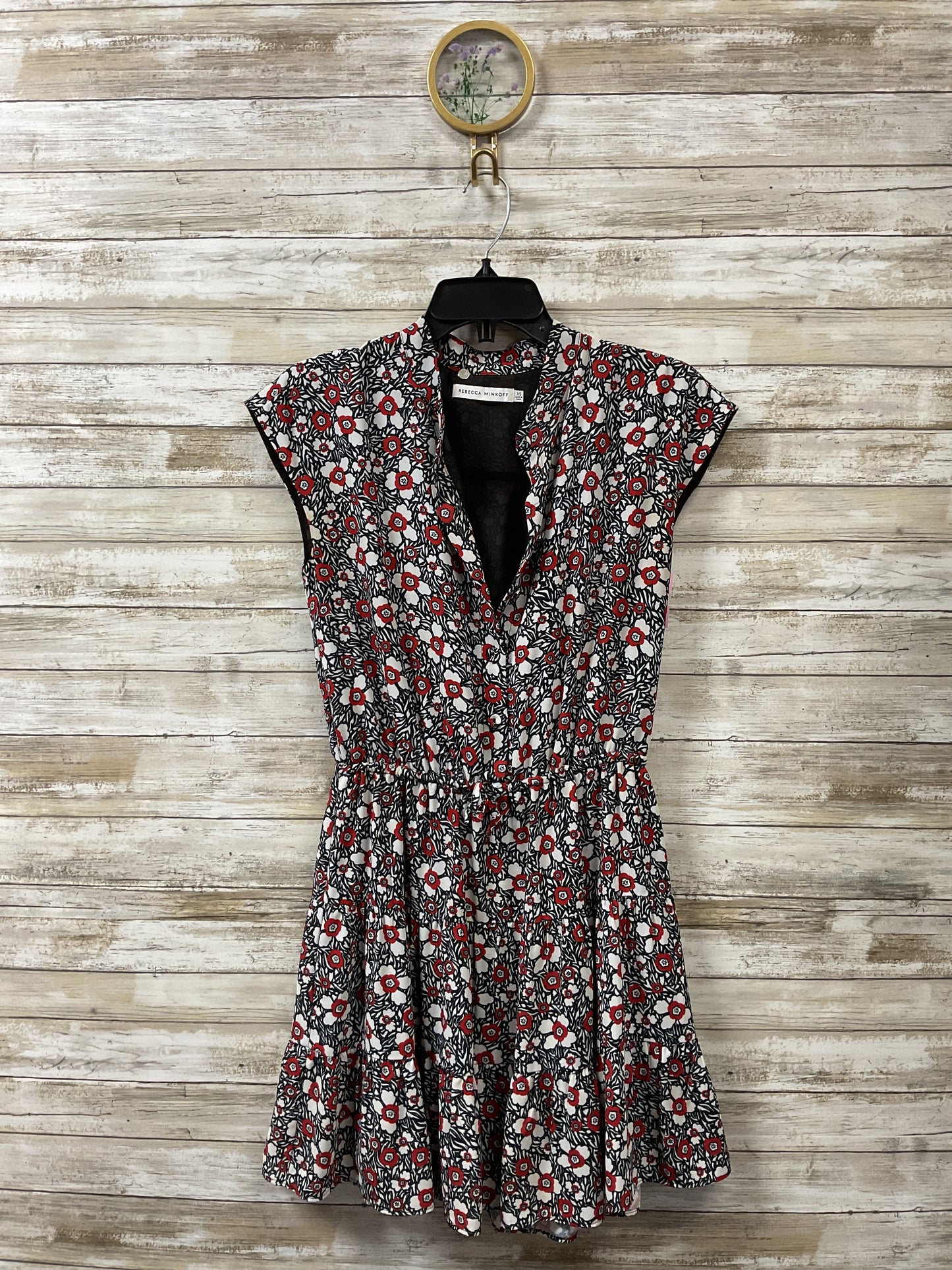 Dress Designer By Rebecca Minkoff In Blue & Orange, Size:Xs