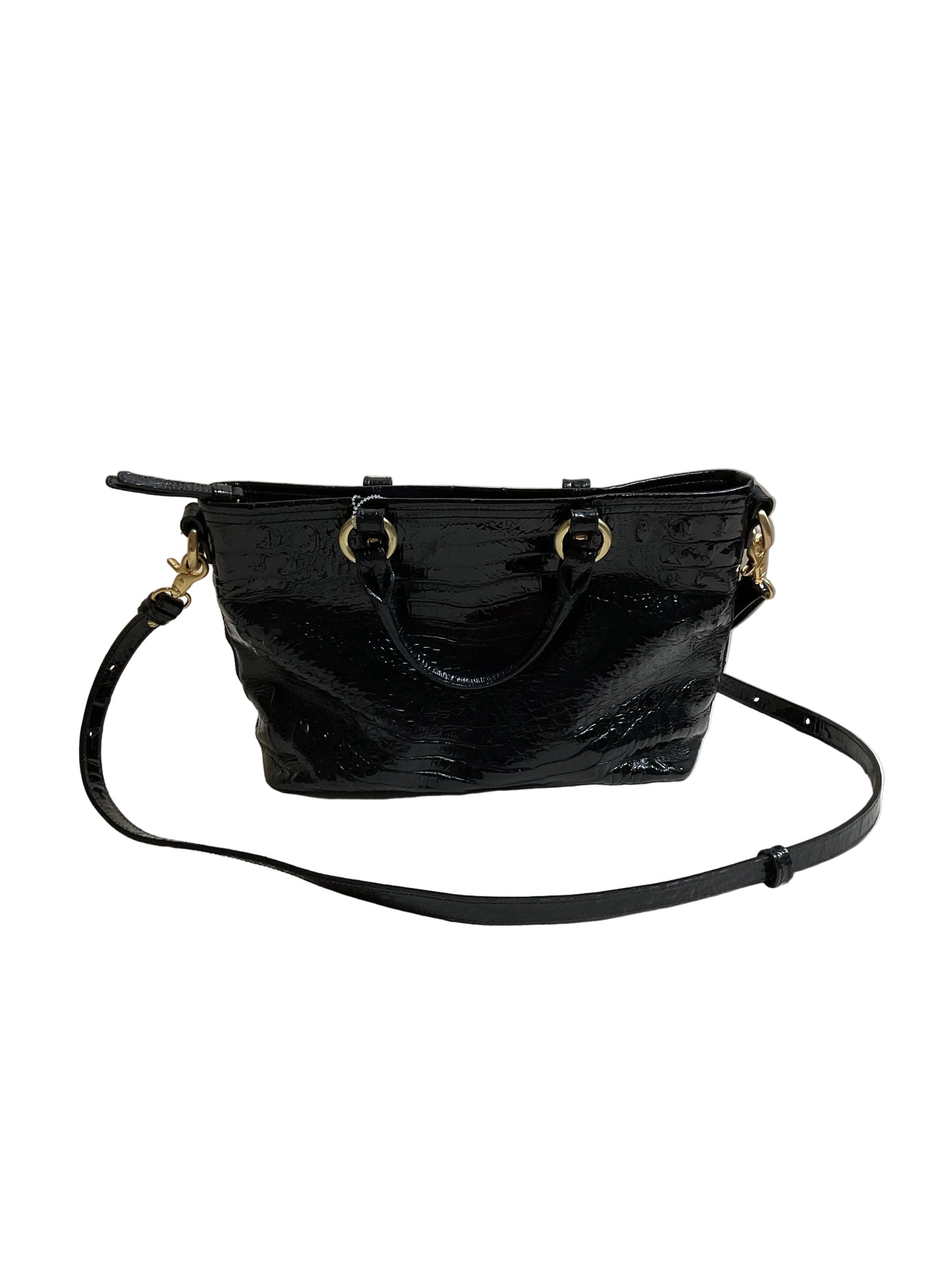 Handbag Designer By Brahmin In Black, Size:Medium