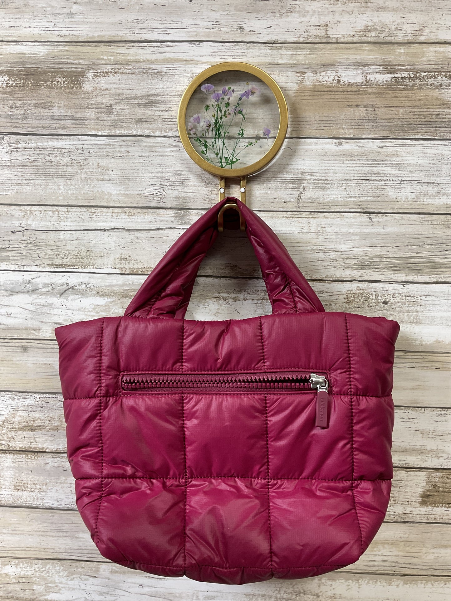 Handbag By Lululemon In Red, Size:Small
