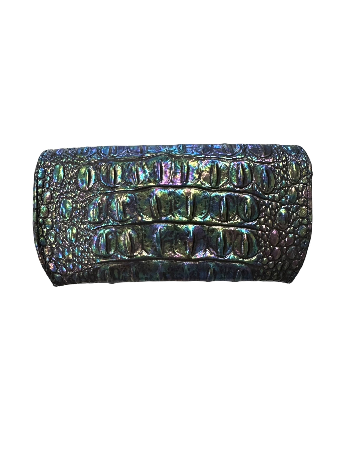 Sunglass Case Designer By Brahmin In Green & Purple, Size: