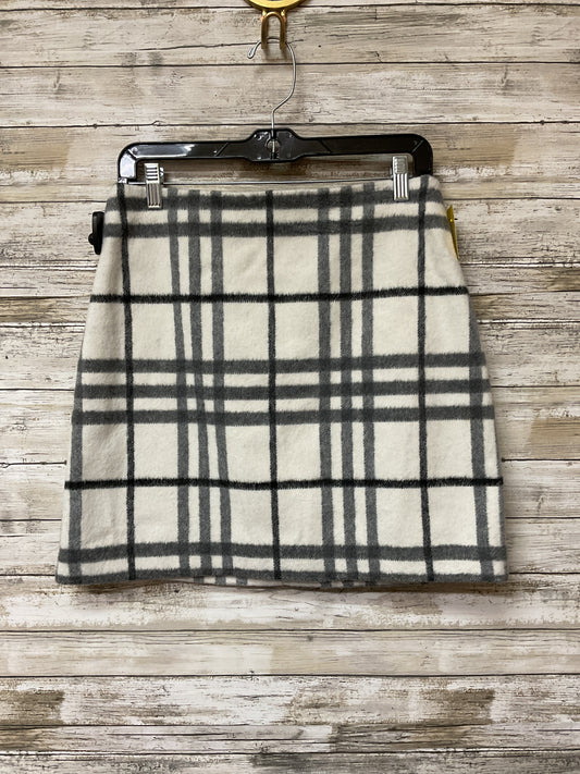 Skirt Mini & Short By Cme In Plaid Pattern, Size:4