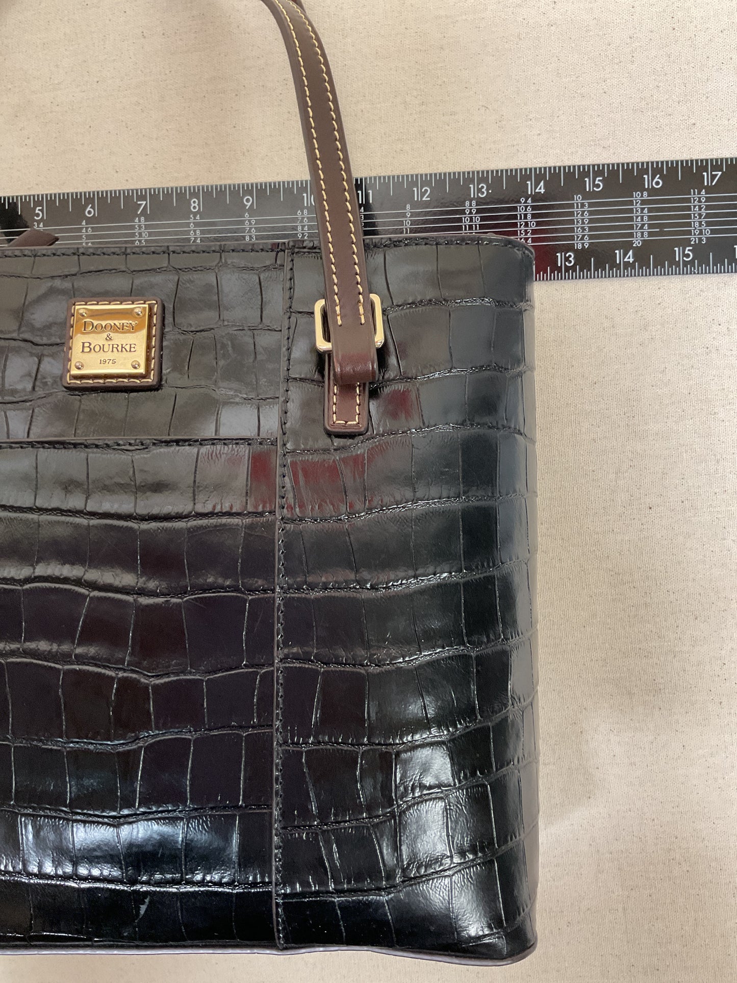 Handbag Designer By Dooney And Bourke In Black, Size:Medium